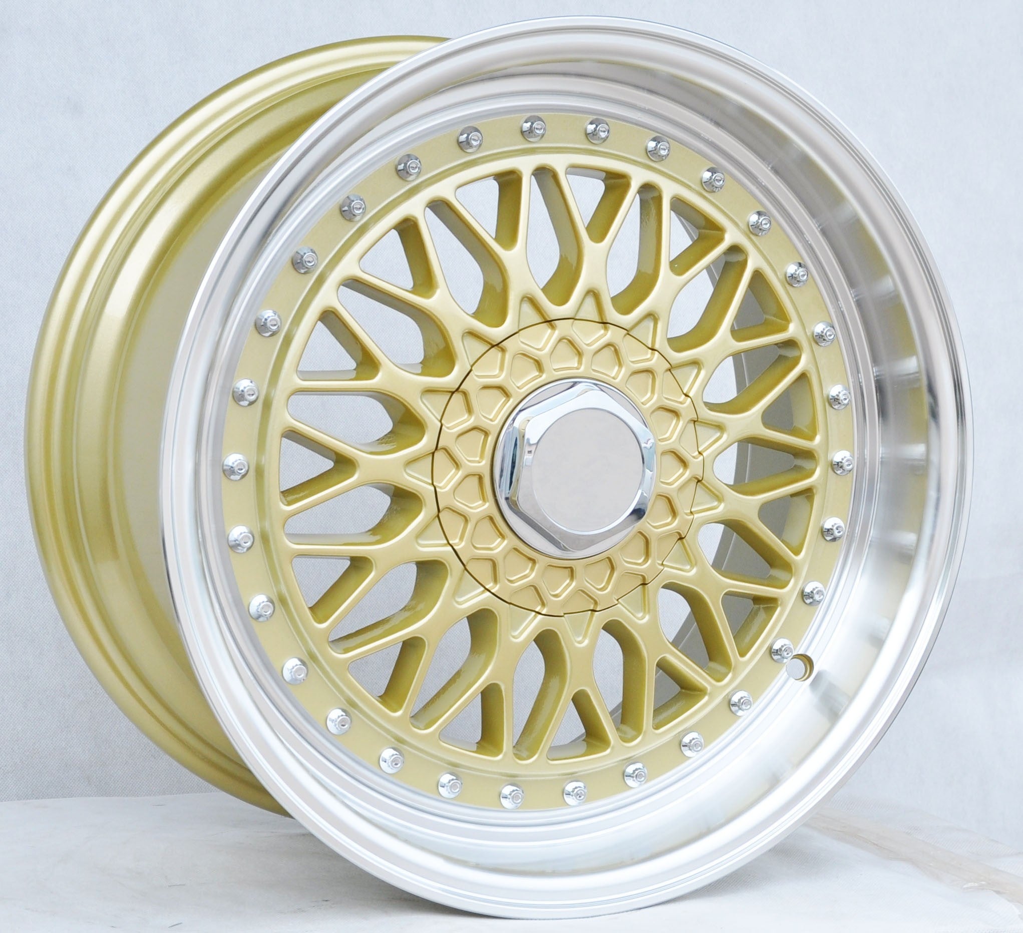 PDW 479/1028 Alufælge 17" 5x112 ET35 – Guld (sæt á 4)