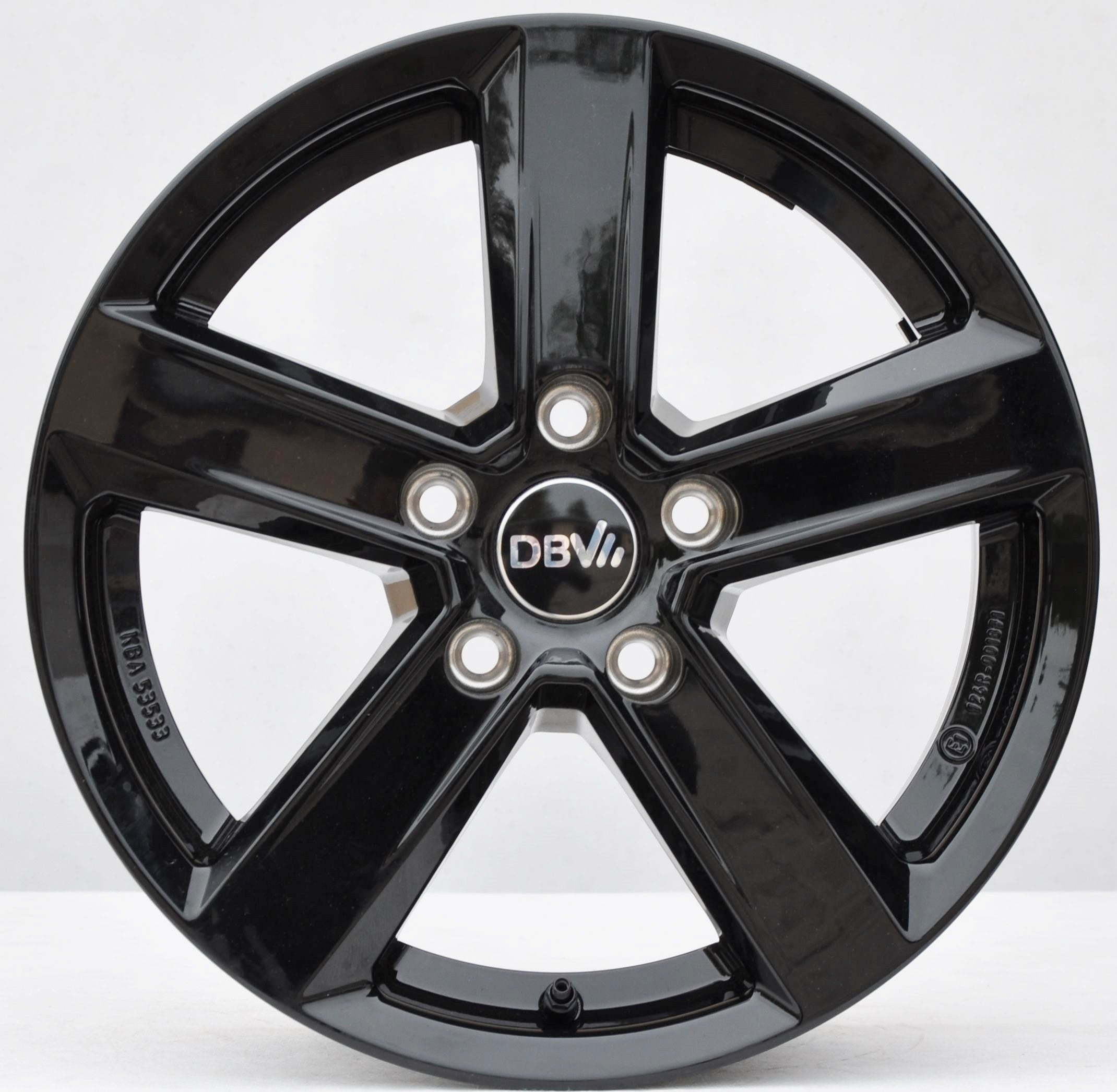 DBV ttvz-kba53533 Alufælge 16" 5x112 ET48 – Sort (sæt á 4)
