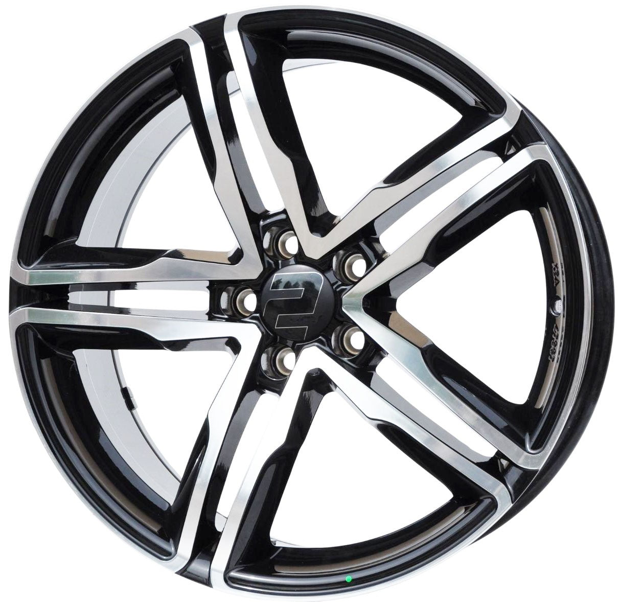Wheelworld ms31l/kba47967 Alufælge 19" 5x112 ET30 – Poleret/sort (sæt á 4)