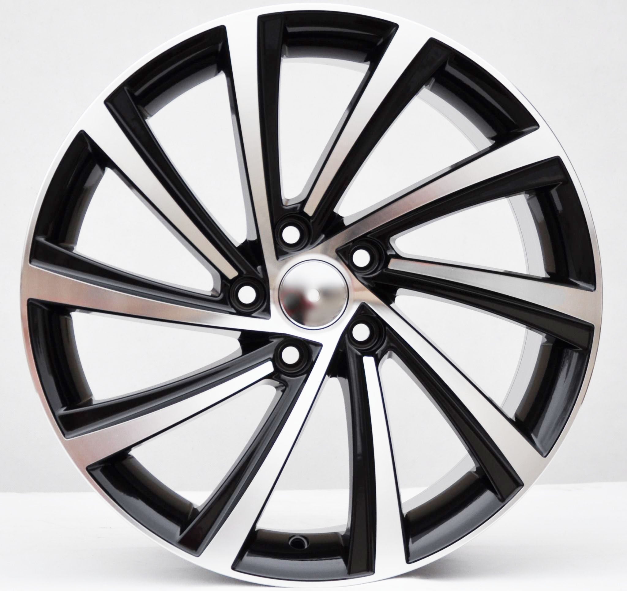 PDW 2403 Alufælge 19" 5x112 ET45 – Poleret/sort (sæt á 4)