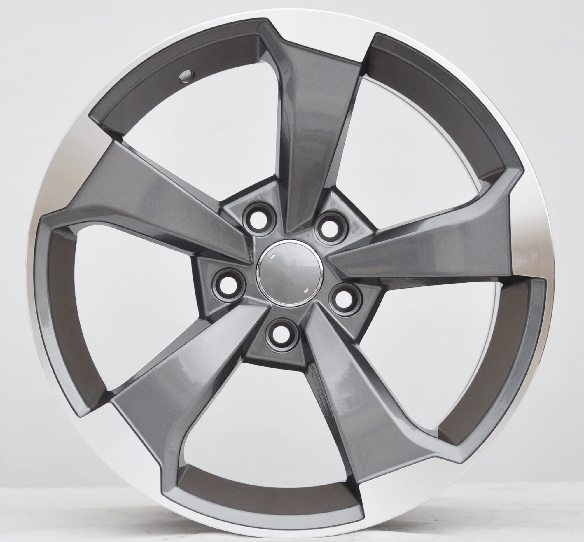 PDW 1491/351 Alufælge 17" 5x112 ET45 – Poleret/grafit (sæt á 4)