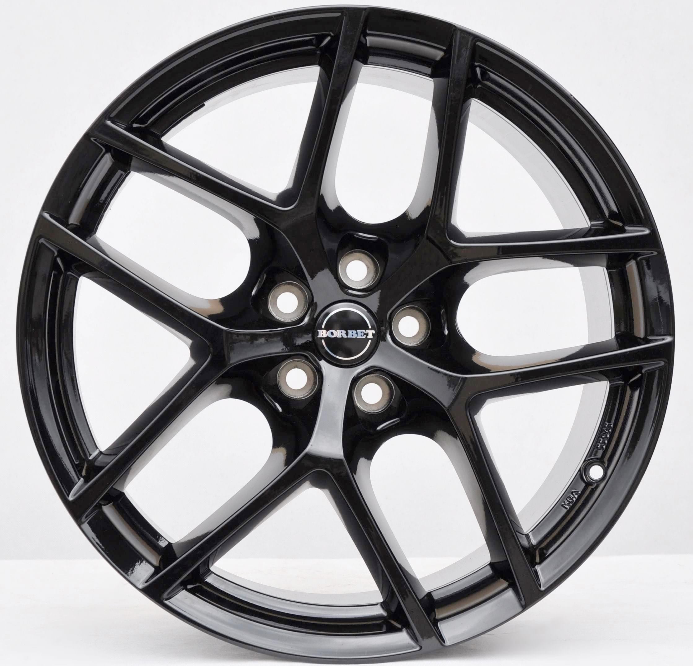 Borbet 555/kba55056 Alufælge 20" 5x114.3 ET45 – Sort (sæt á 4)