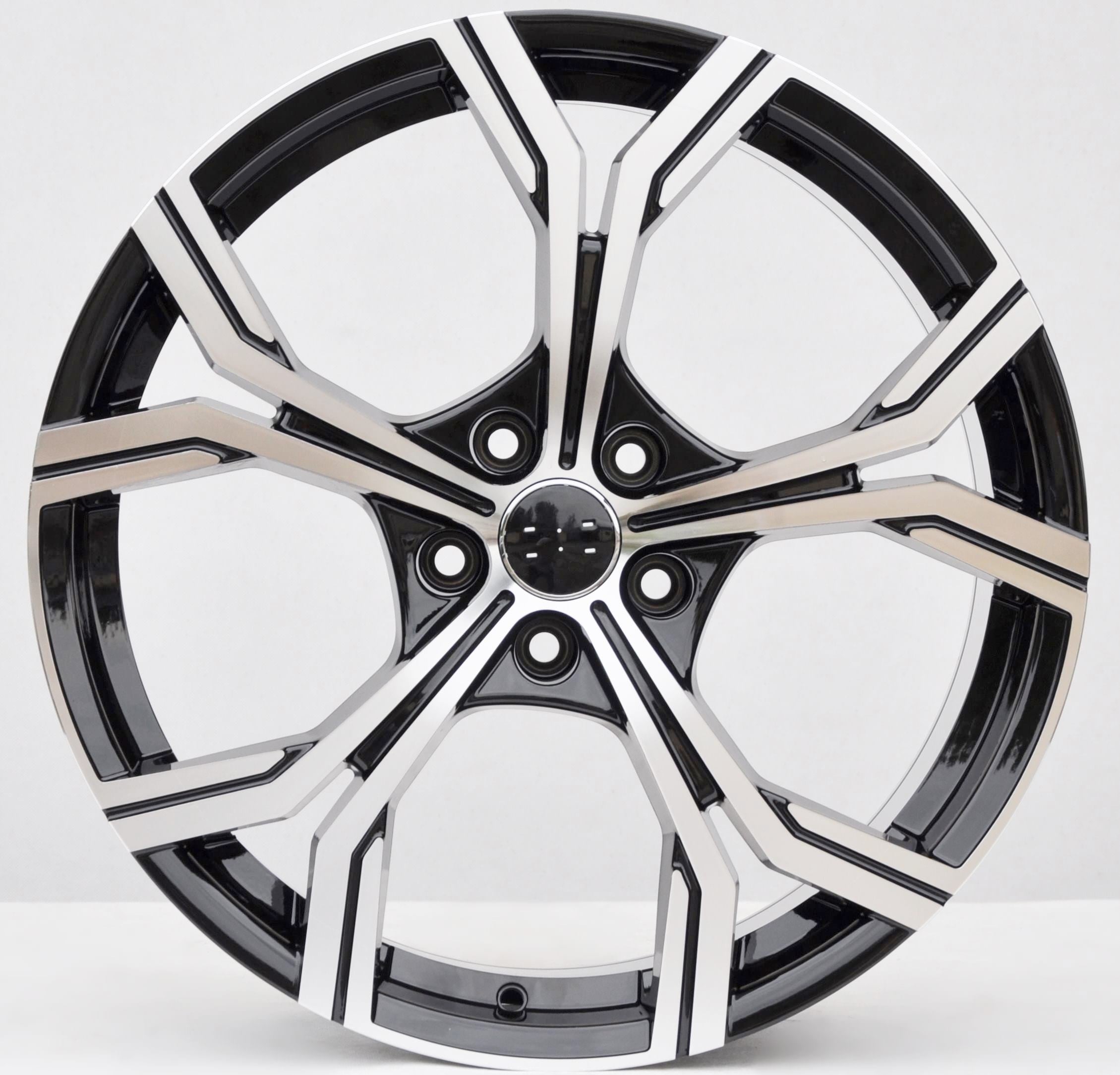 PDW FBX201 Alufælge 20" 5x112 ET30 – Poleret/sort (sæt á 4)