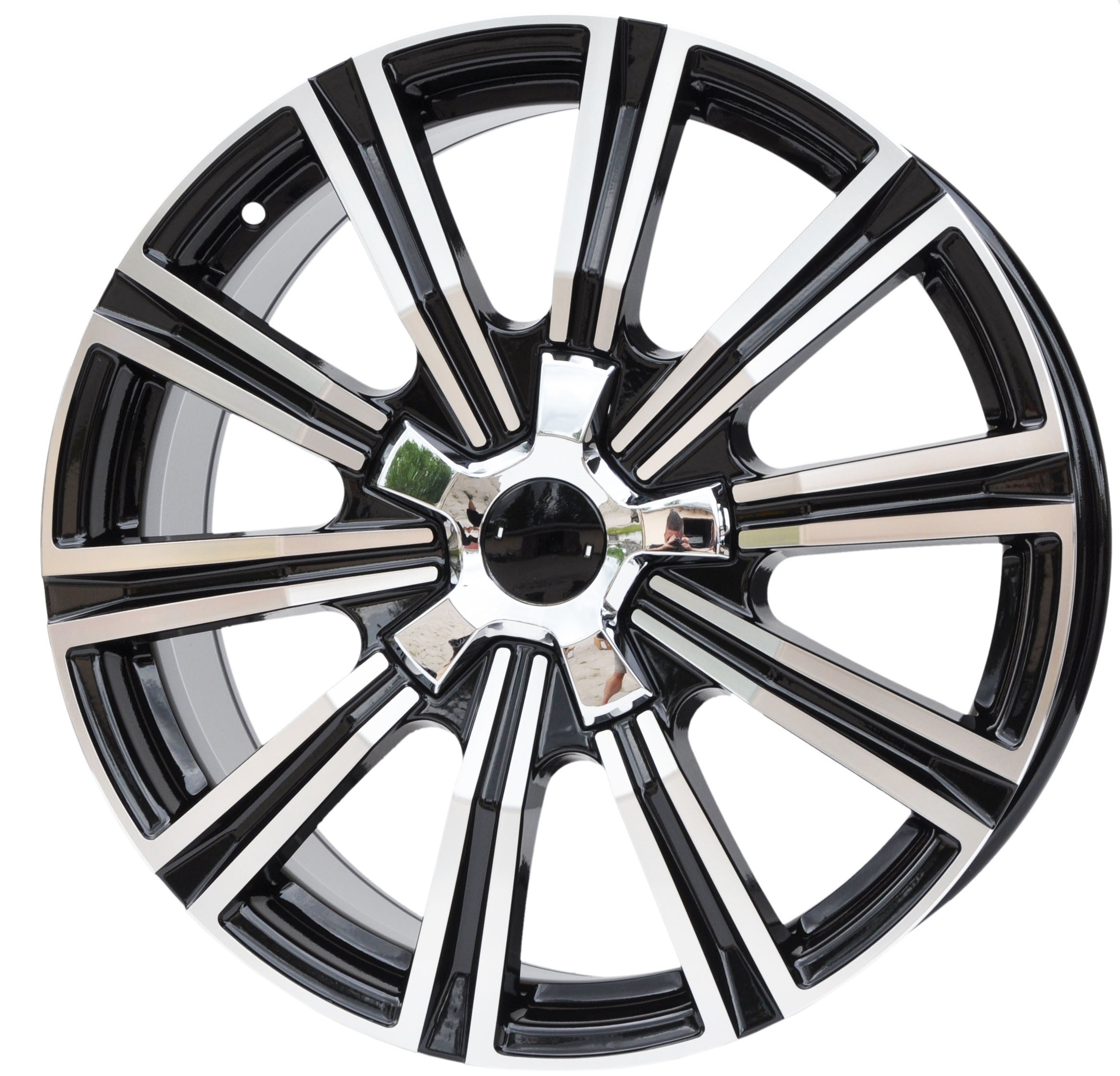 PDW 1149 Alufælge 18" 5x150 ET60 – Poleret/sort (sæt á 4)