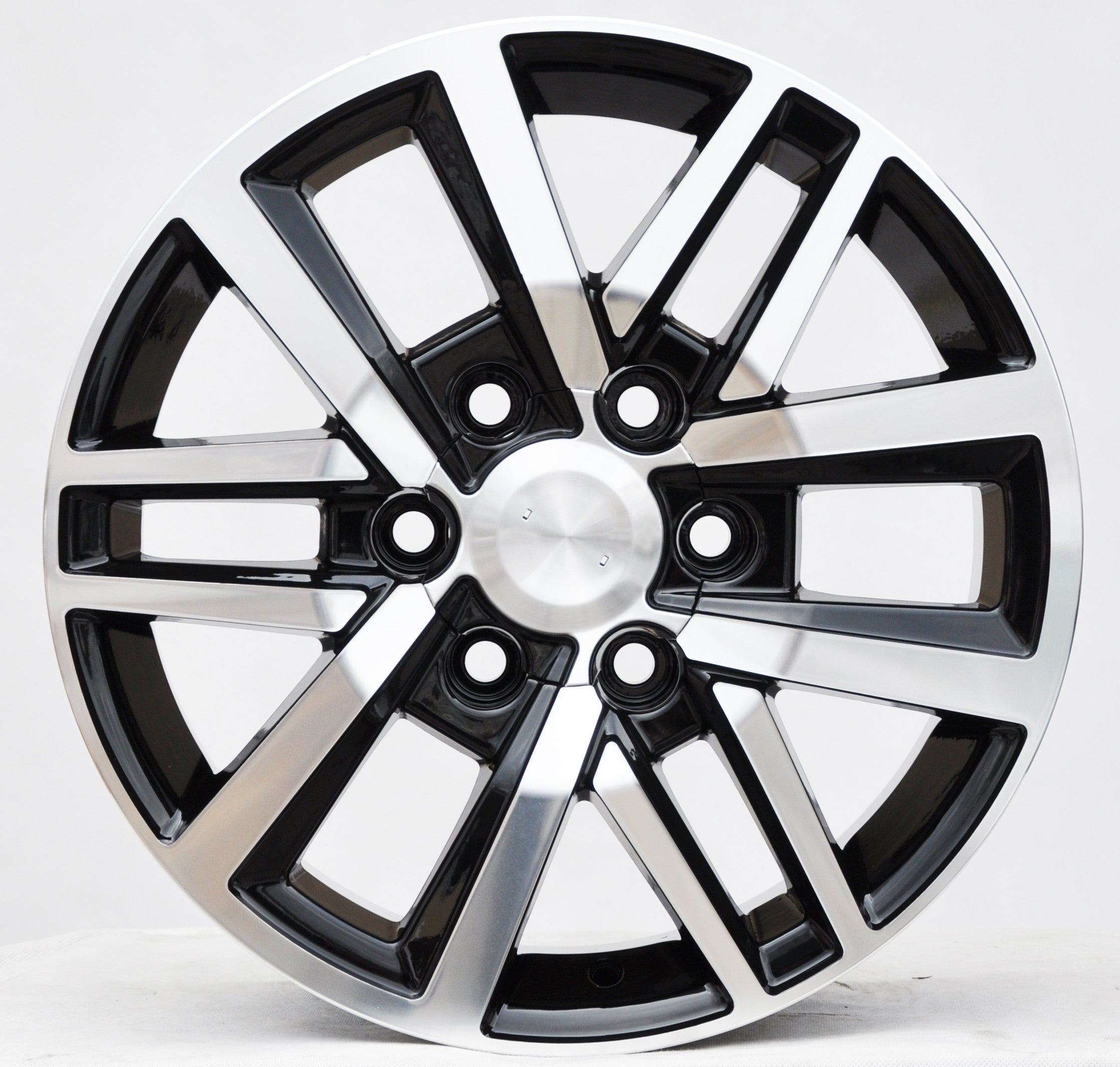 PDW 1155 Alufælge 18" 6x139.7 ET30 – Poleret/sort (sæt á 4)