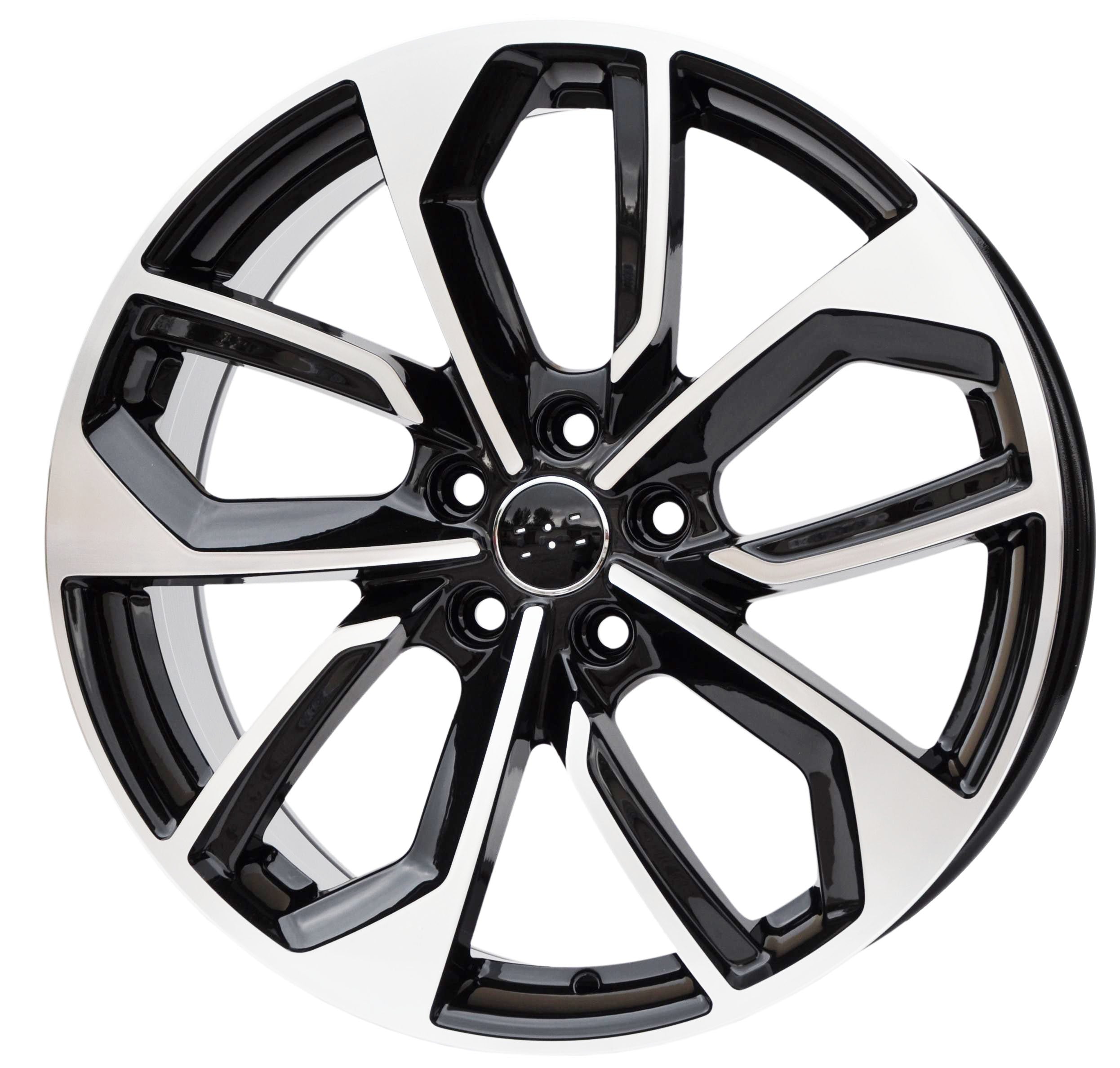PDW 5979 Alufælge 19" 5x112 ET39 – Poleret/sort (sæt á 4)