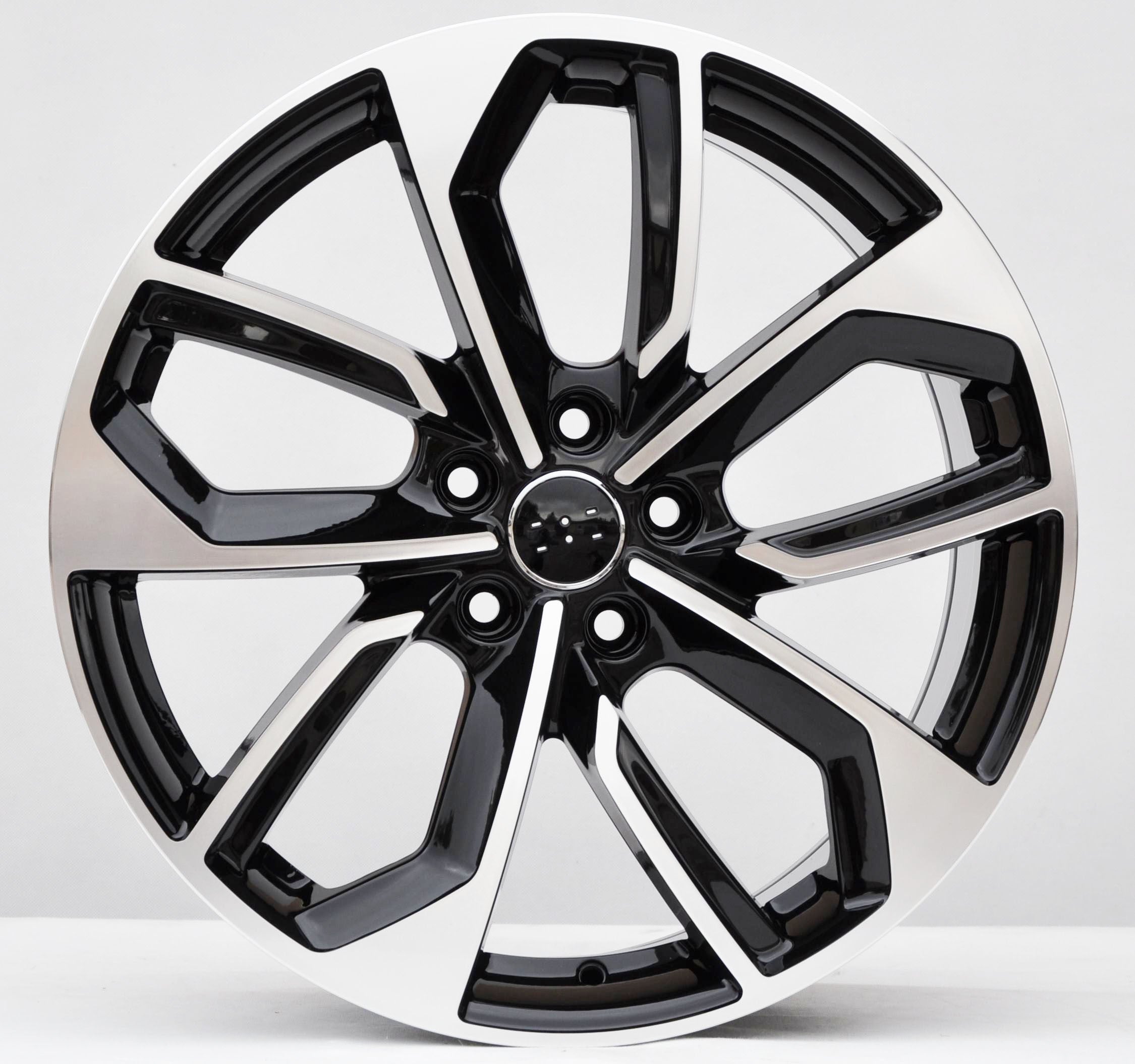 PDW 5979 Alufælge 19" 5x112 ET39 – Poleret/sort (sæt á 4)