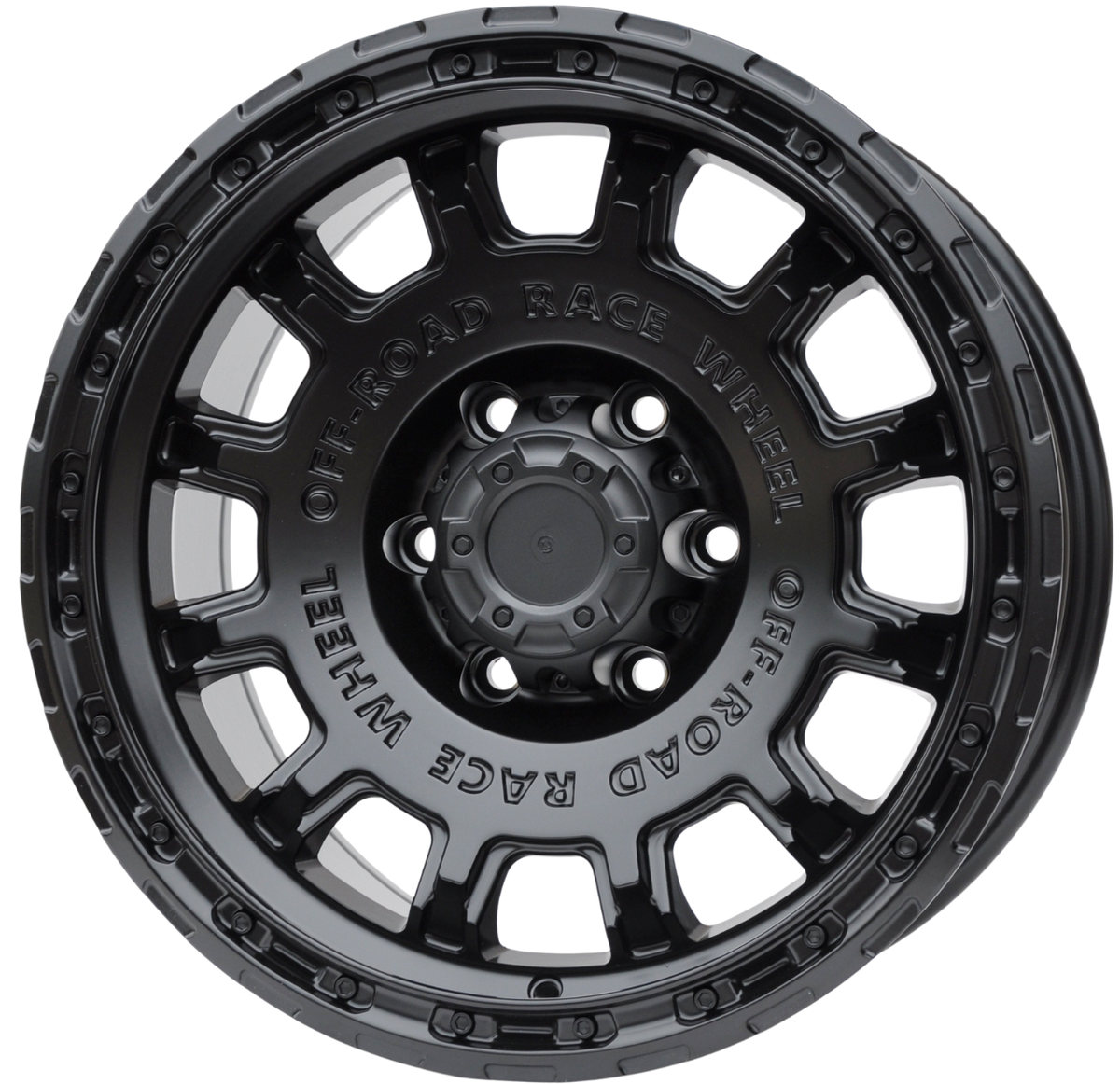 PDW FBX034 Alufælge 17" 8,5J 6x139.7 ET12 – Sort halvmat (sæt á 4)