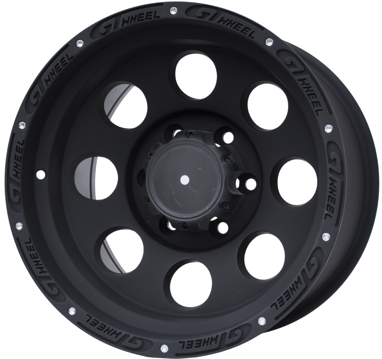 PDW 531 Alufælge 16" 6x139.7 ET-10 – Sort mat (sæt á 4)