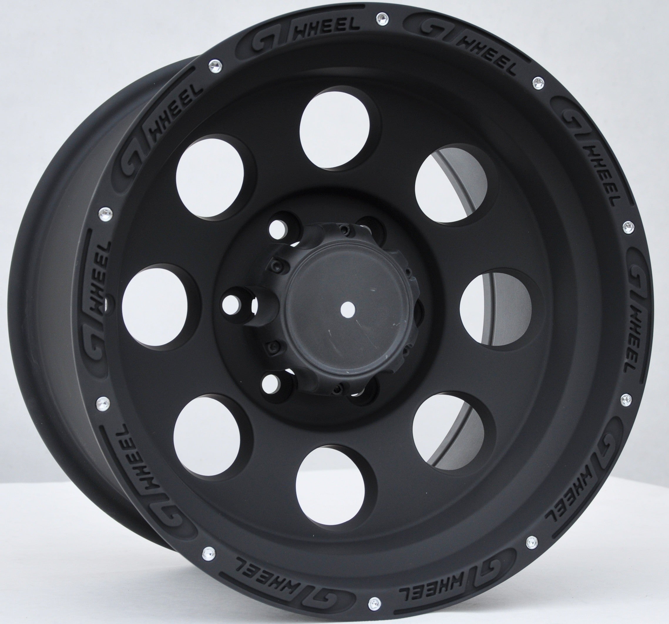 PDW 531 Alufælge 16" 6x139.7 ET-10 – Sort mat (sæt á 4)