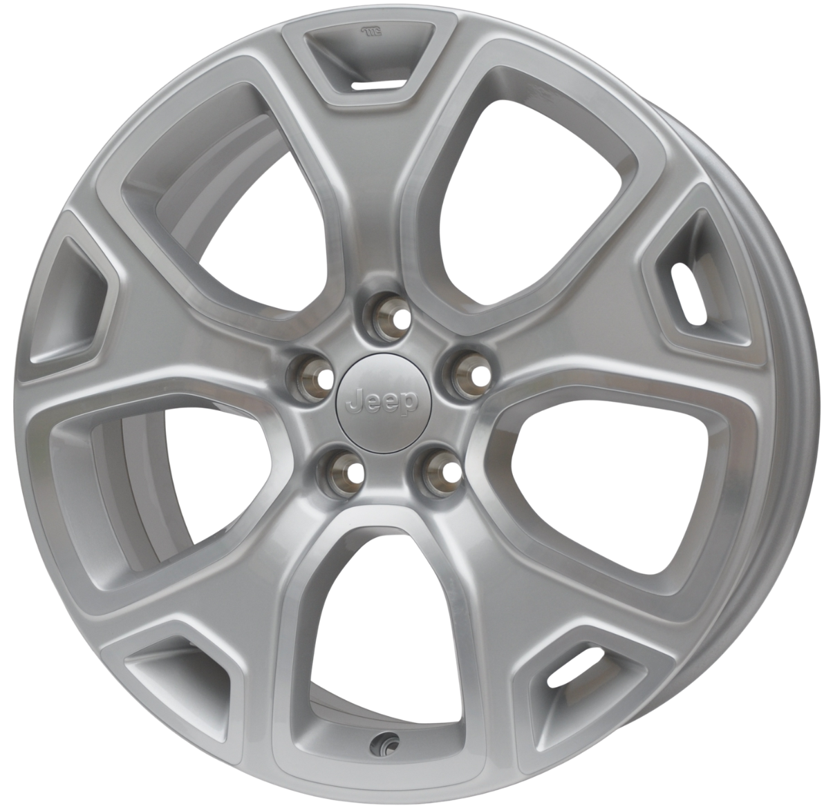 Jeep (oryginalne OEM) 5xa69maa/735577527 Alufælge 18" 5x110 ET40 – Sølv (sæt á 4)