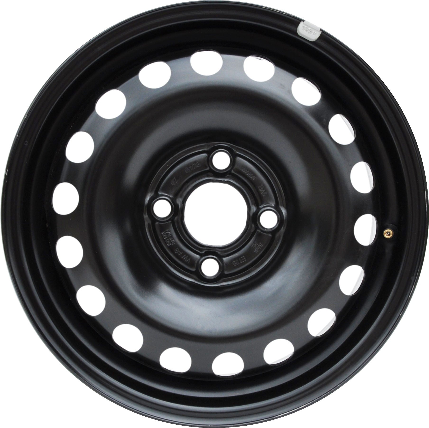 Volkswagen (oryginalne OEM) 1s0601027g Stålfælge 14" 4x100 ET35 – Sort (sæt á 4)
