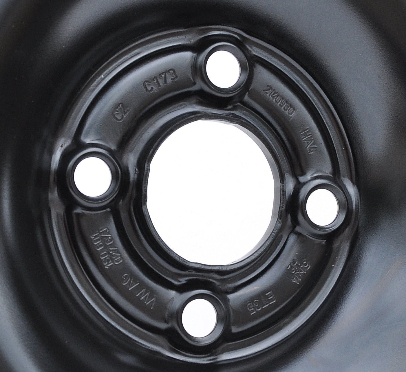Volkswagen (oryginalne OEM) 1s0601027g Stålfælge 14" 4x100 ET35 – Sort (sæt á 4)