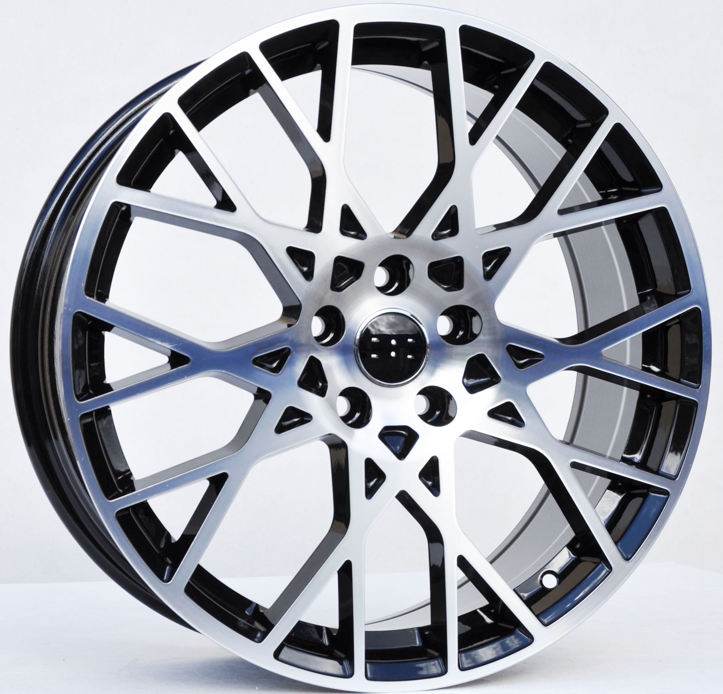 PDW 1293 Alufælge 18" 5x112 ET40 – Poleret/sort (sæt á 4)