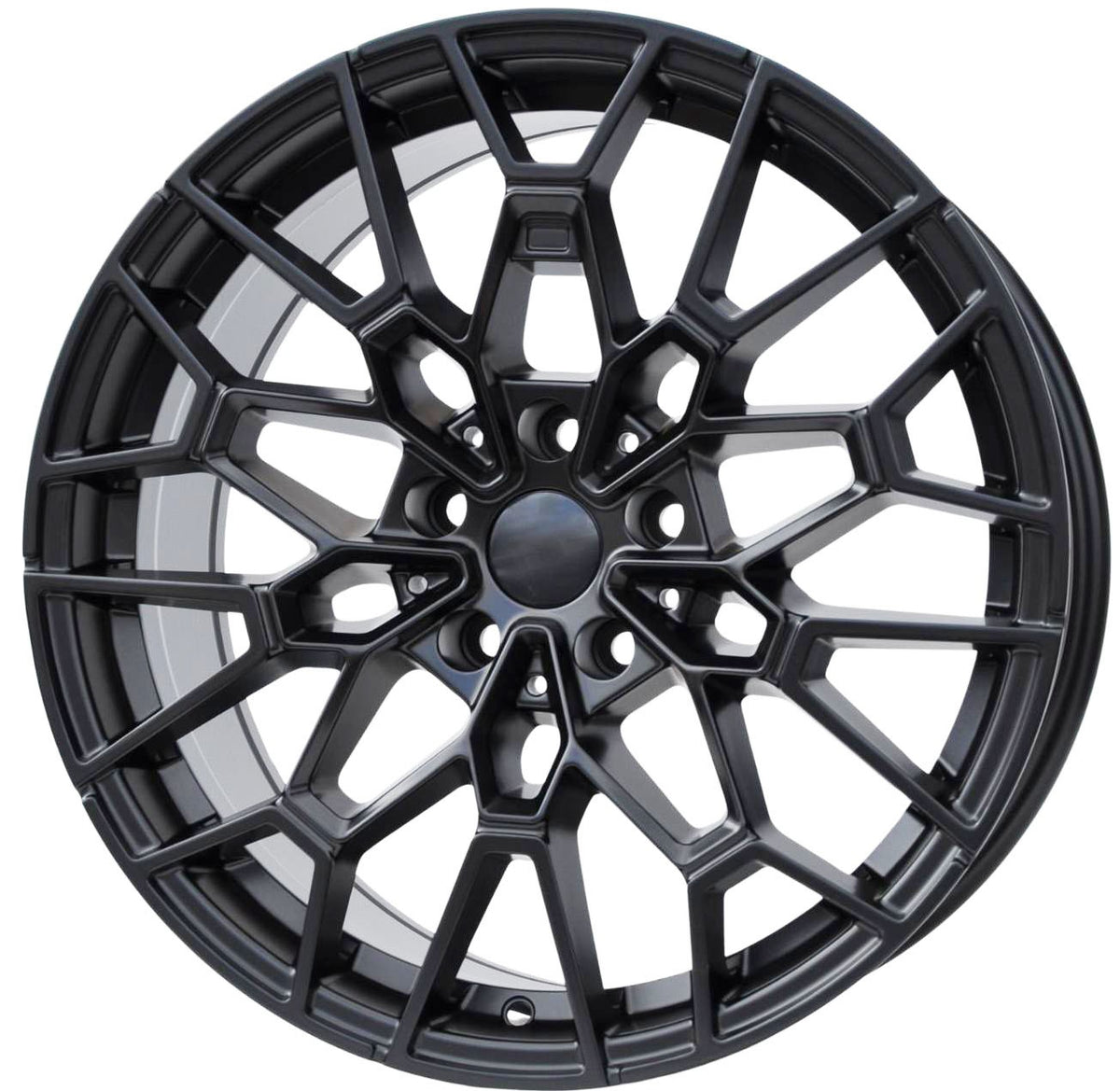 PDW 0384 Alufælge 19" 8/9J 5x112 ET30 – Sort halvmat (sæt á 4)
