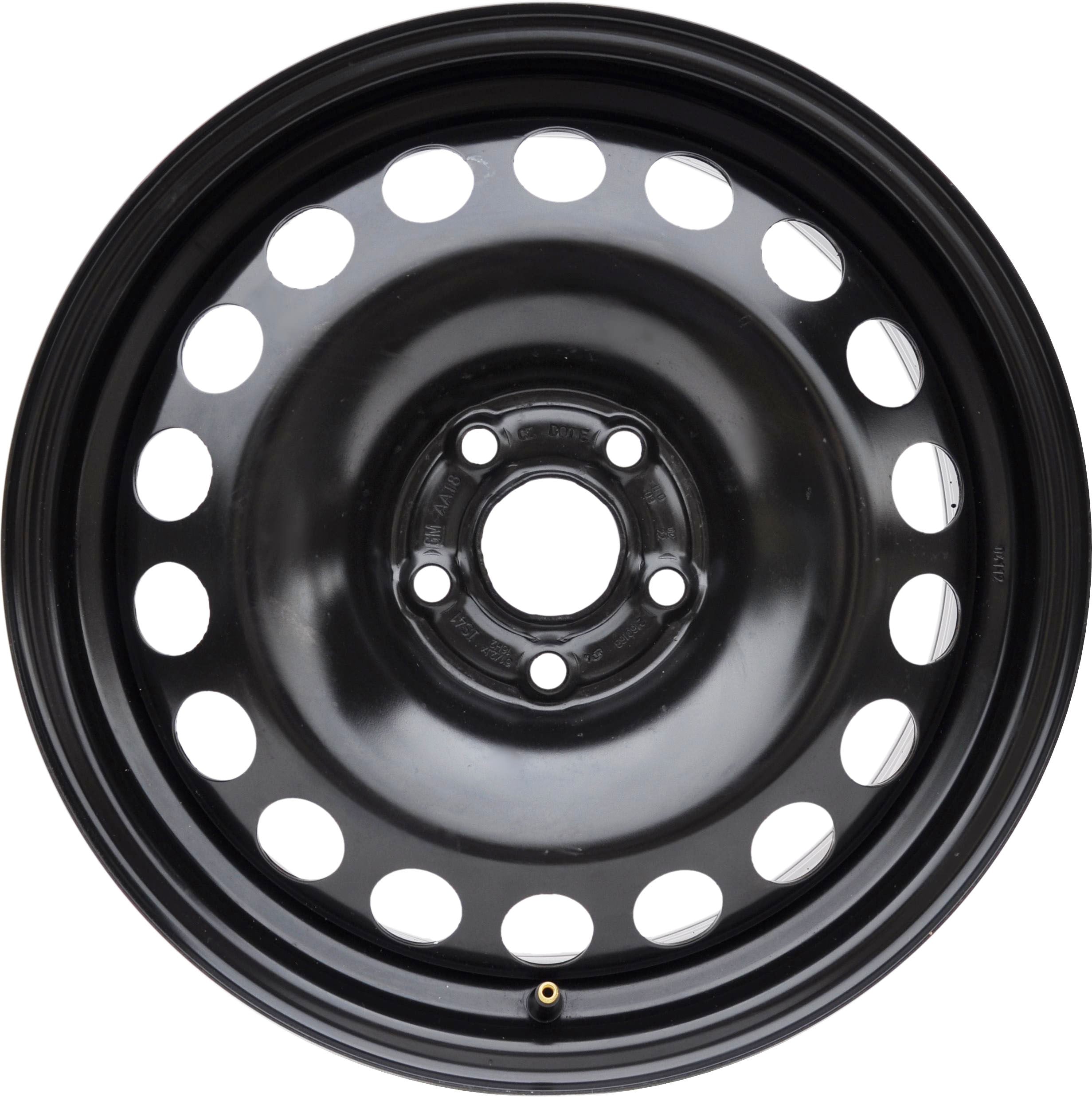 Opel (oryginalne OEM) stal oryg/39224845 Stålfælge 16" 5x105 ET41 – Sort (stk)