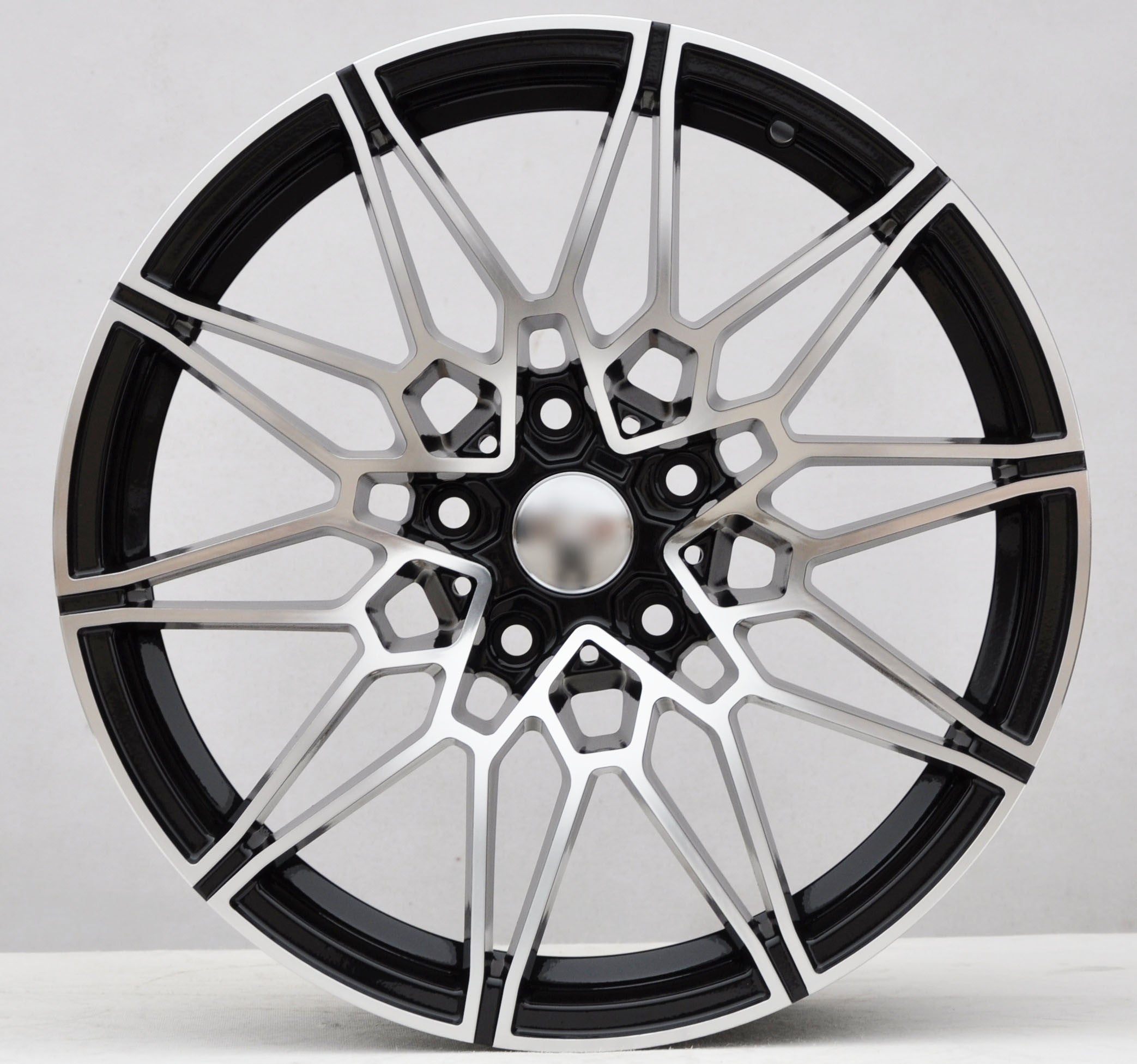PDW 0293 Alufælge 18" 5x120 ET34 – Poleret/sort (sæt á 4)