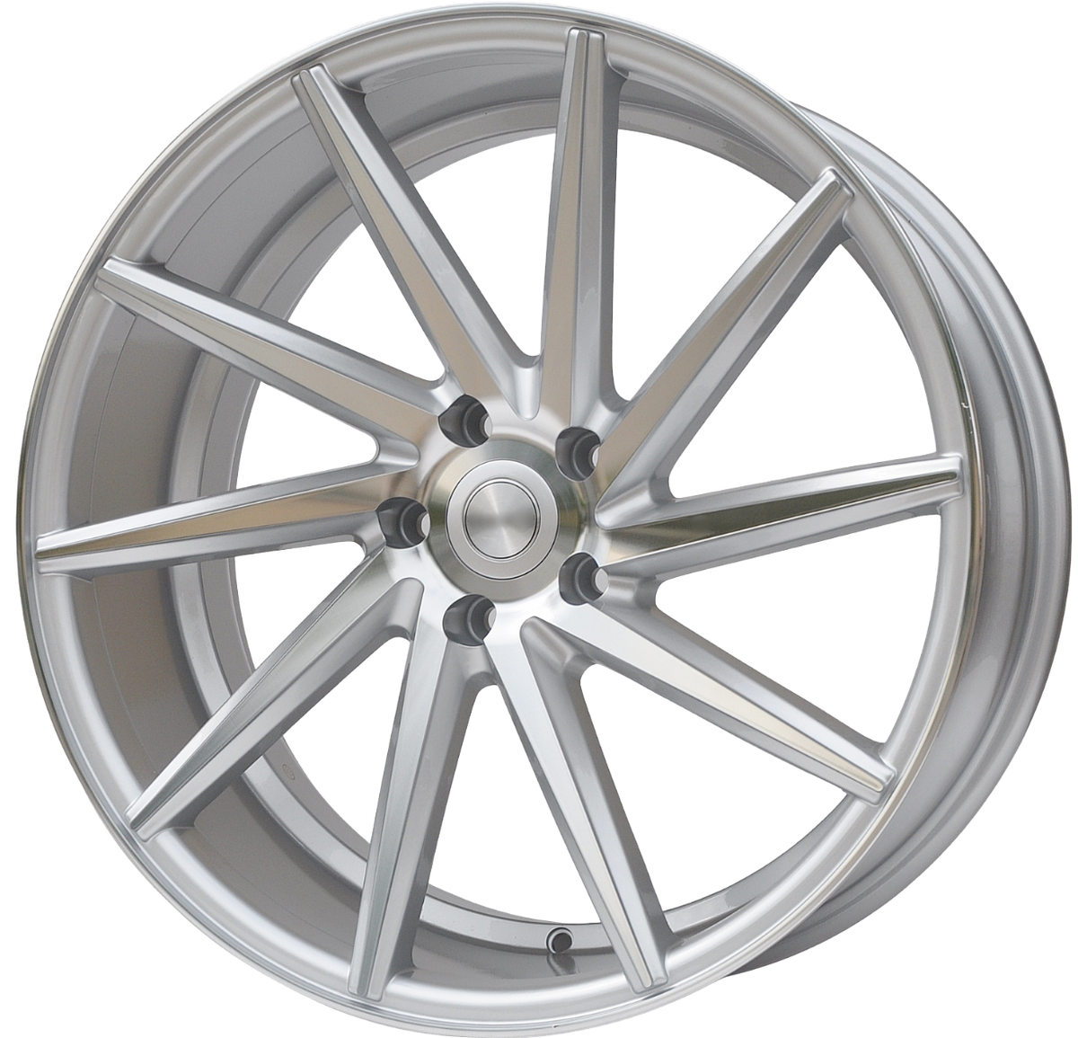 PDW 099/096 Alufælge 20" 8,5/10J 5x114.3 ET35 – Poleret/sølv (sæt á 4)