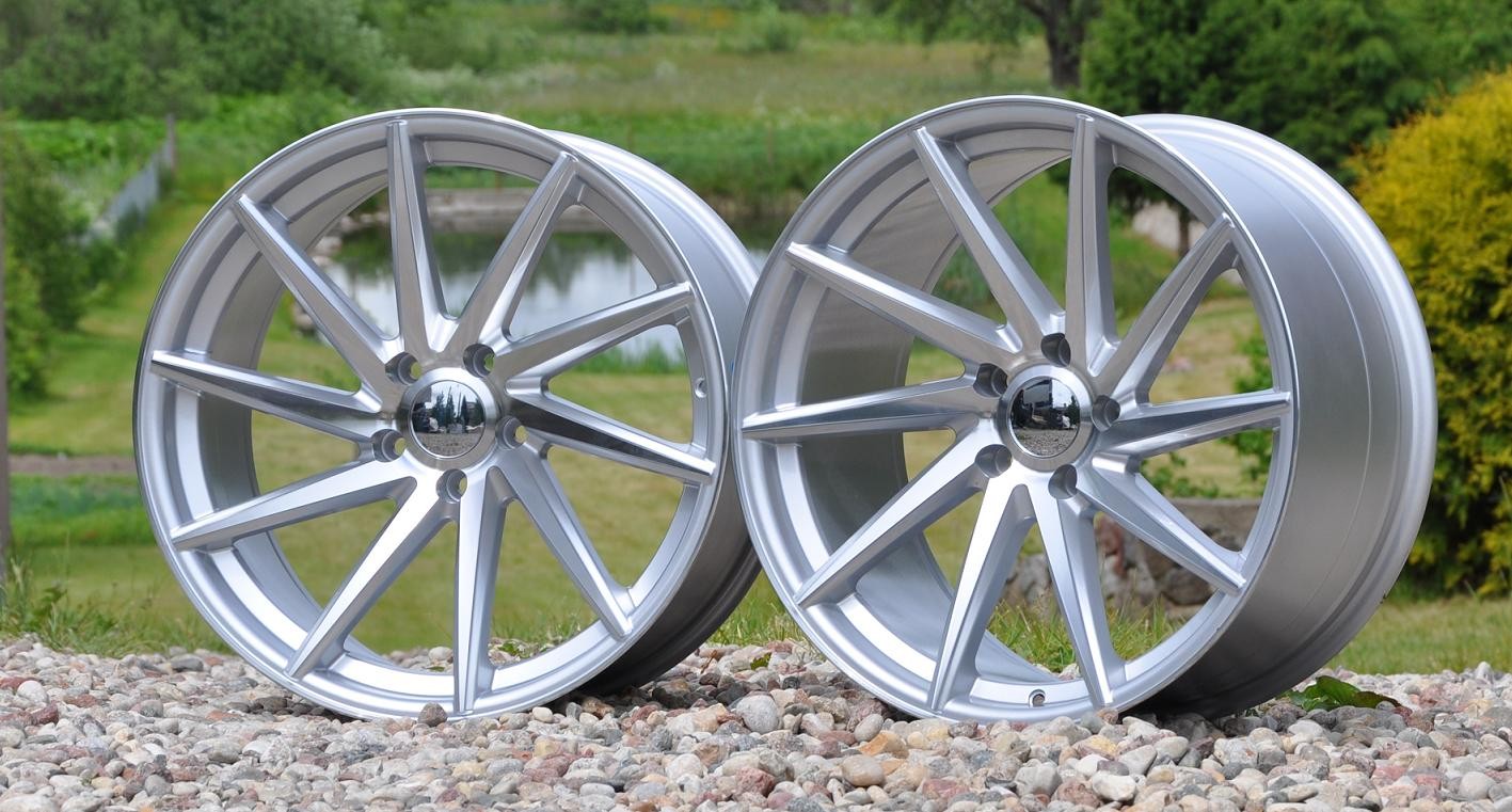 PDW 099/096 Alufælge 20" 5x114.3 ET35 – Poleret/sølv (sæt á 4)
