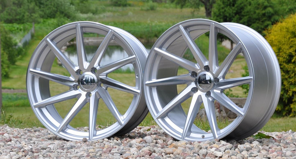 PDW 099/096 Alufælge 20" 8,5/10J 5x114.3 ET35 – Poleret/sølv (sæt á 4)