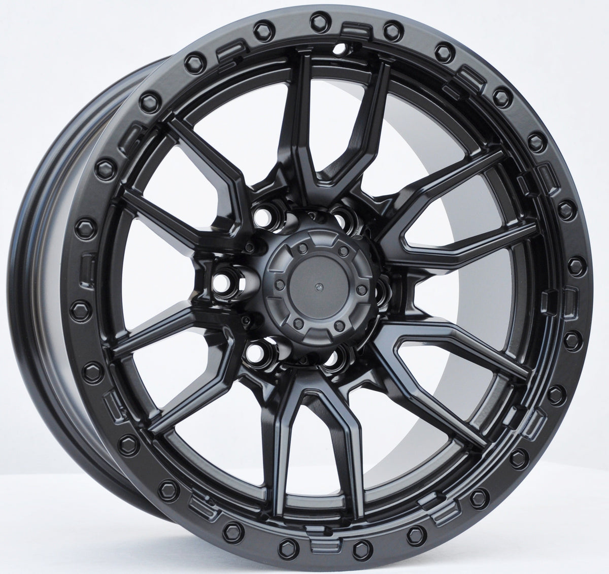 PDW BX109 Alufælge 17" 9J 6x139.7 ET0 – Sort mat (sæt á 4)