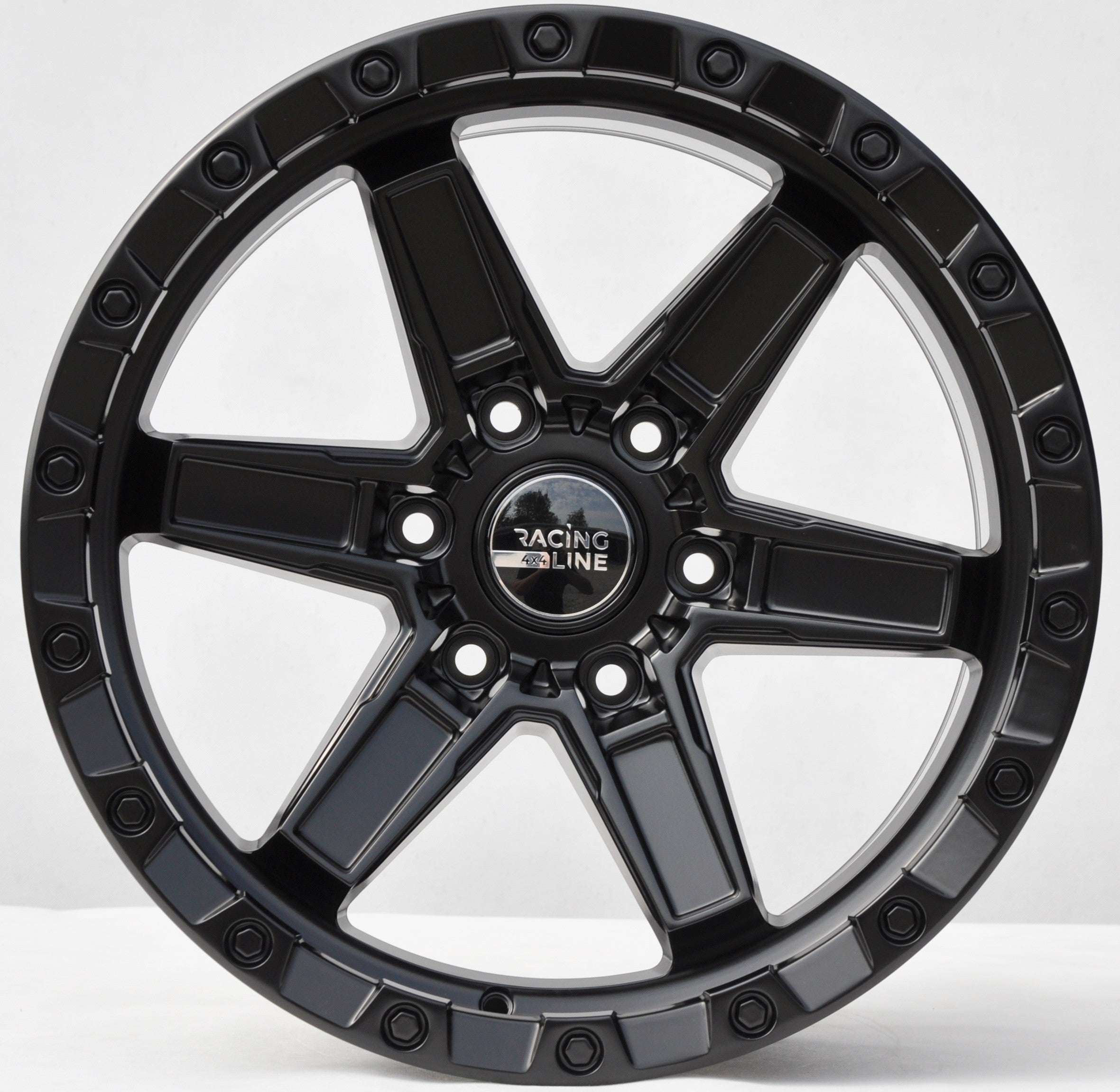 PDW 5840 Alufælge 18" 6x139.7 ET10 – Sort półmat (sæt á 4)