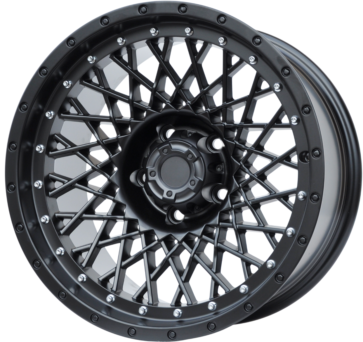 PDW FBX085 Alufælge 17" 5x127 ET-10 – Sort (sæt á 4)
