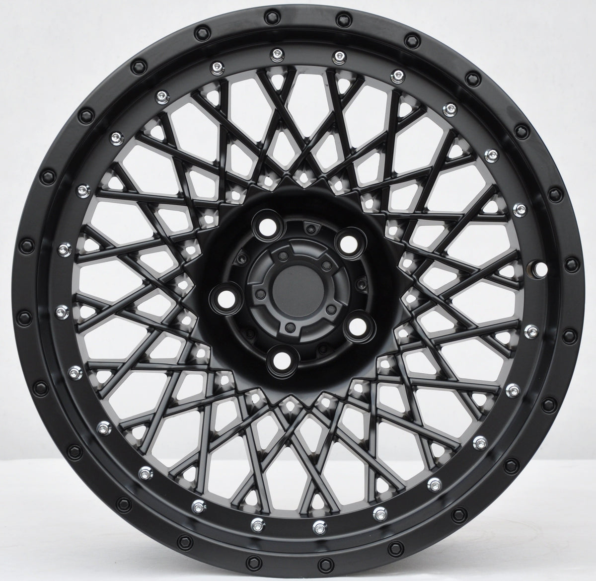 PDW FBX085 Alufælge 17" 9J 5x127 ET-10 – Sort (sæt á 4)