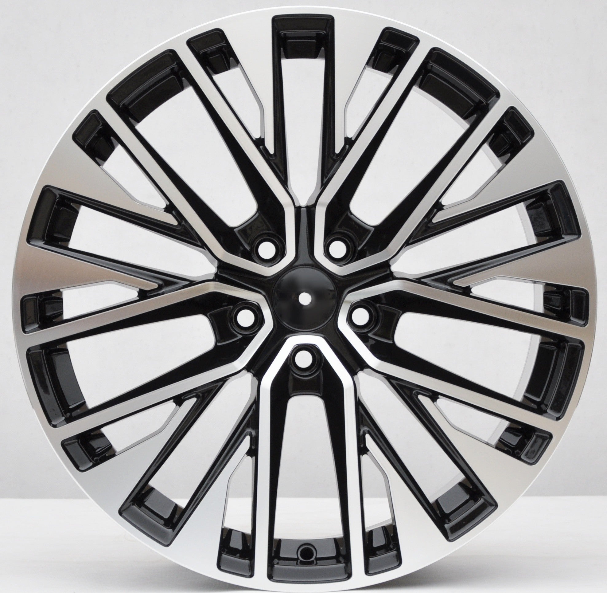 PDW 733 Alufælge 20" 5x112 ET35 – Poleret/sort (sæt á 4)
