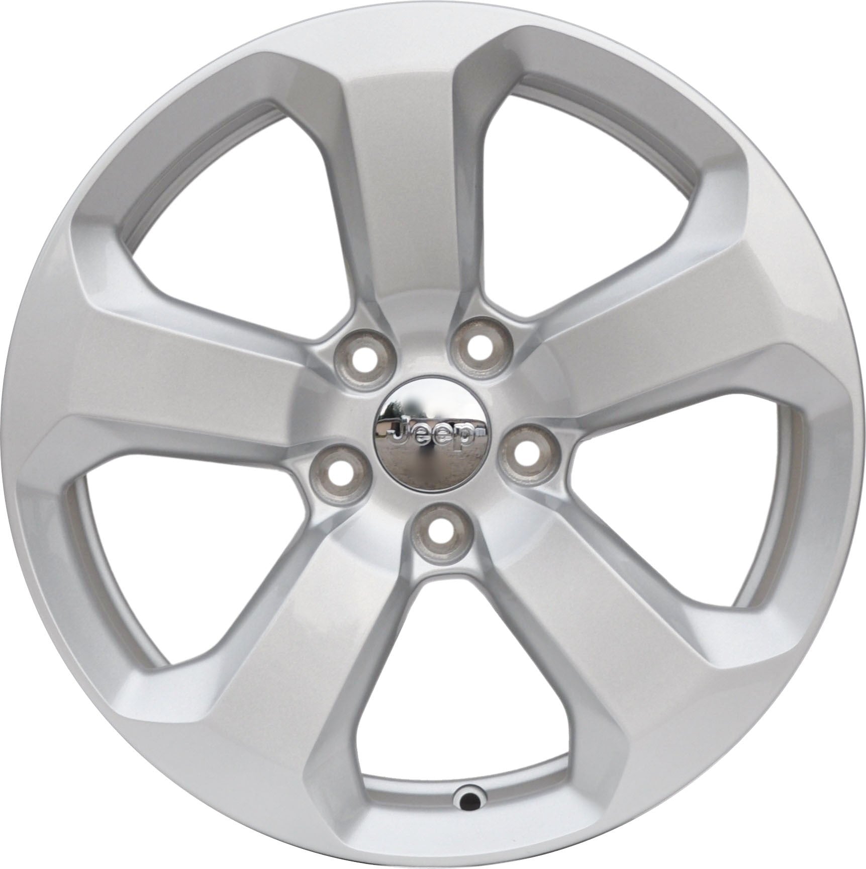 Jeep (oryginalne OEM) 5vc25trmaaDEMONSTRACYJNE Alufælge 17" 5x110 ET40 – Sølv (sæt á 4)