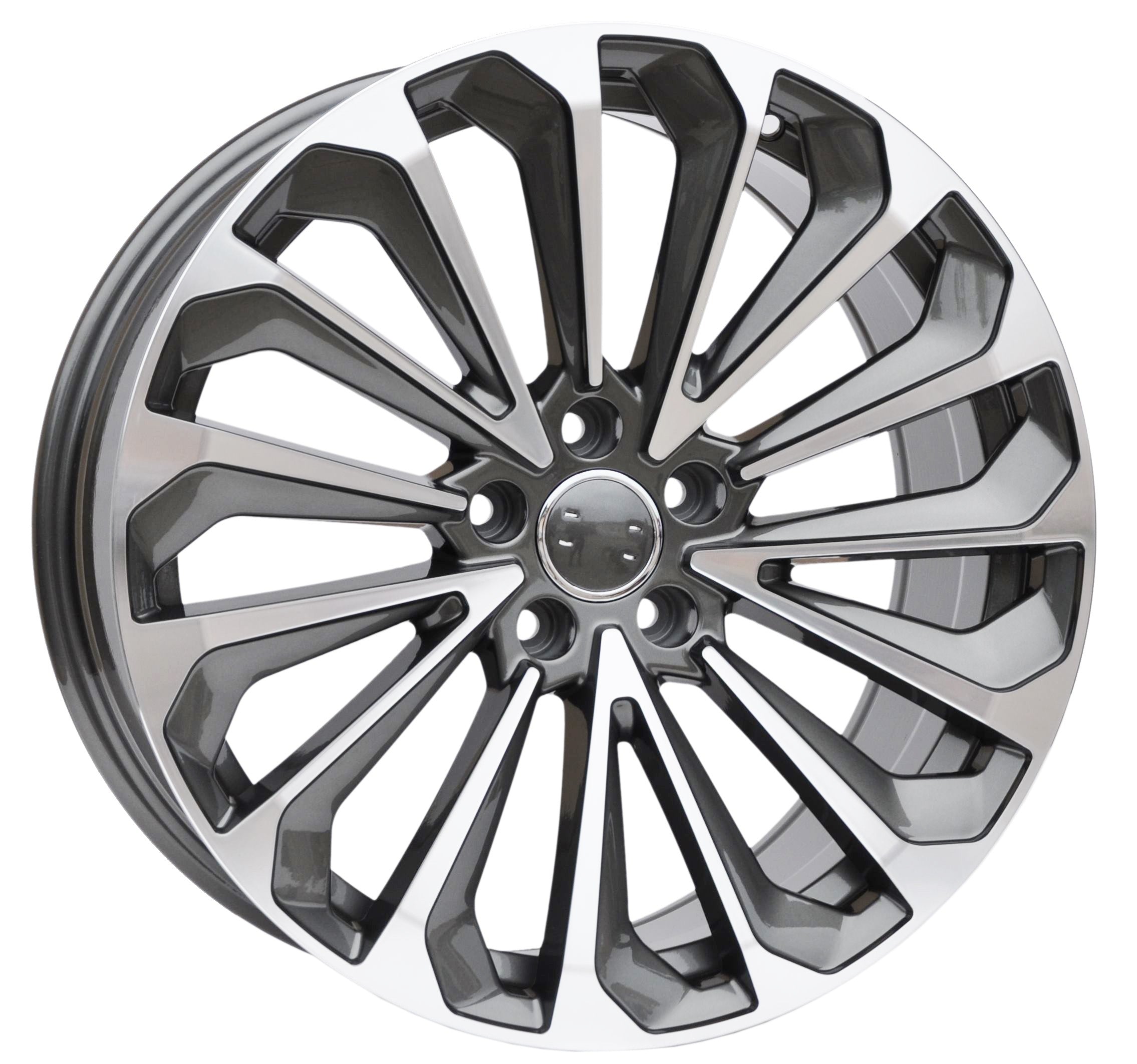 PDW 5827 Alufælge 21" 5x112 ET36 – Poleret/grafit (sæt á 4)