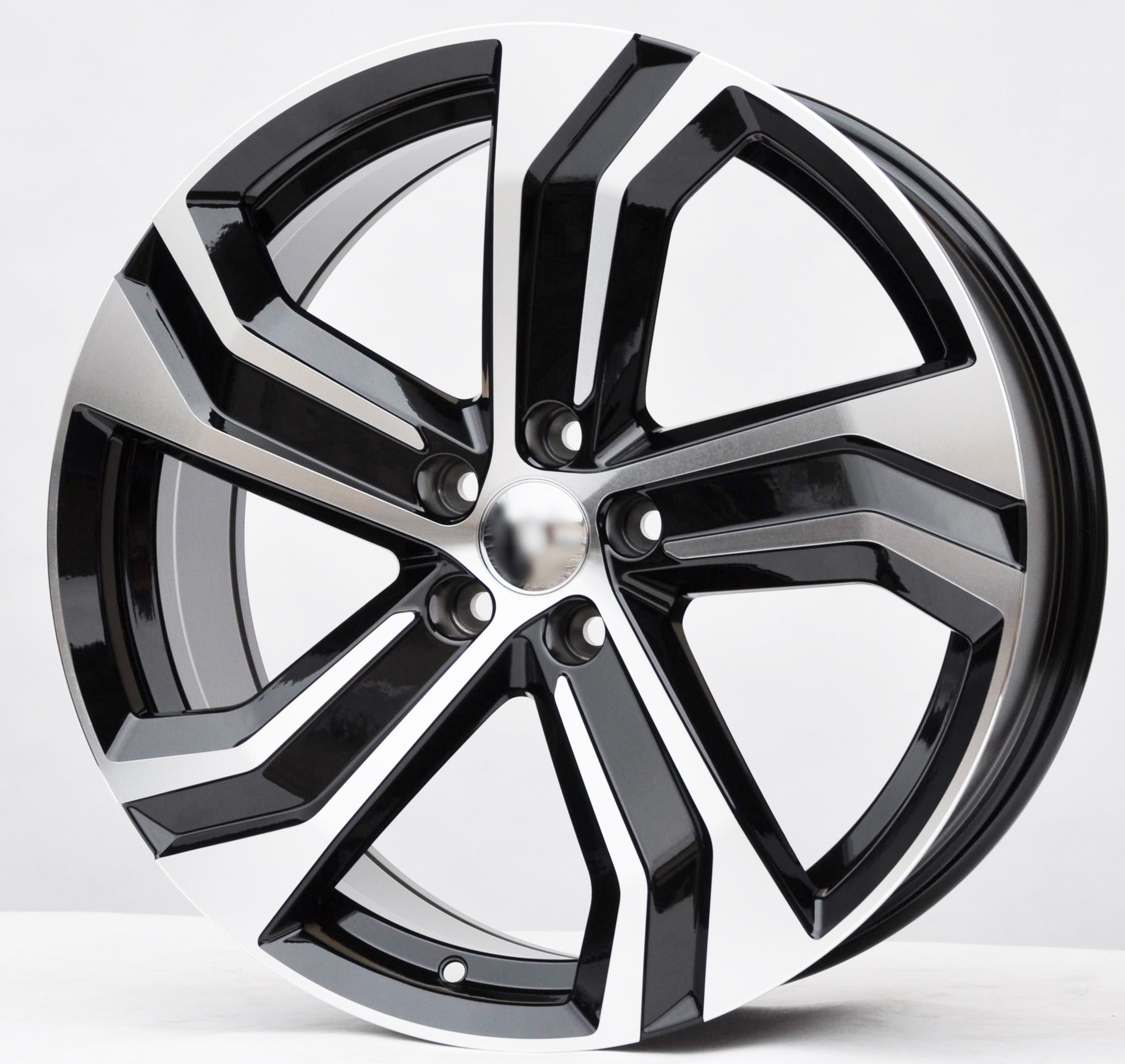 PDW 0143 Alufælge 20" 5x108 ET42.5 – Poleret/sort (sæt á 4)