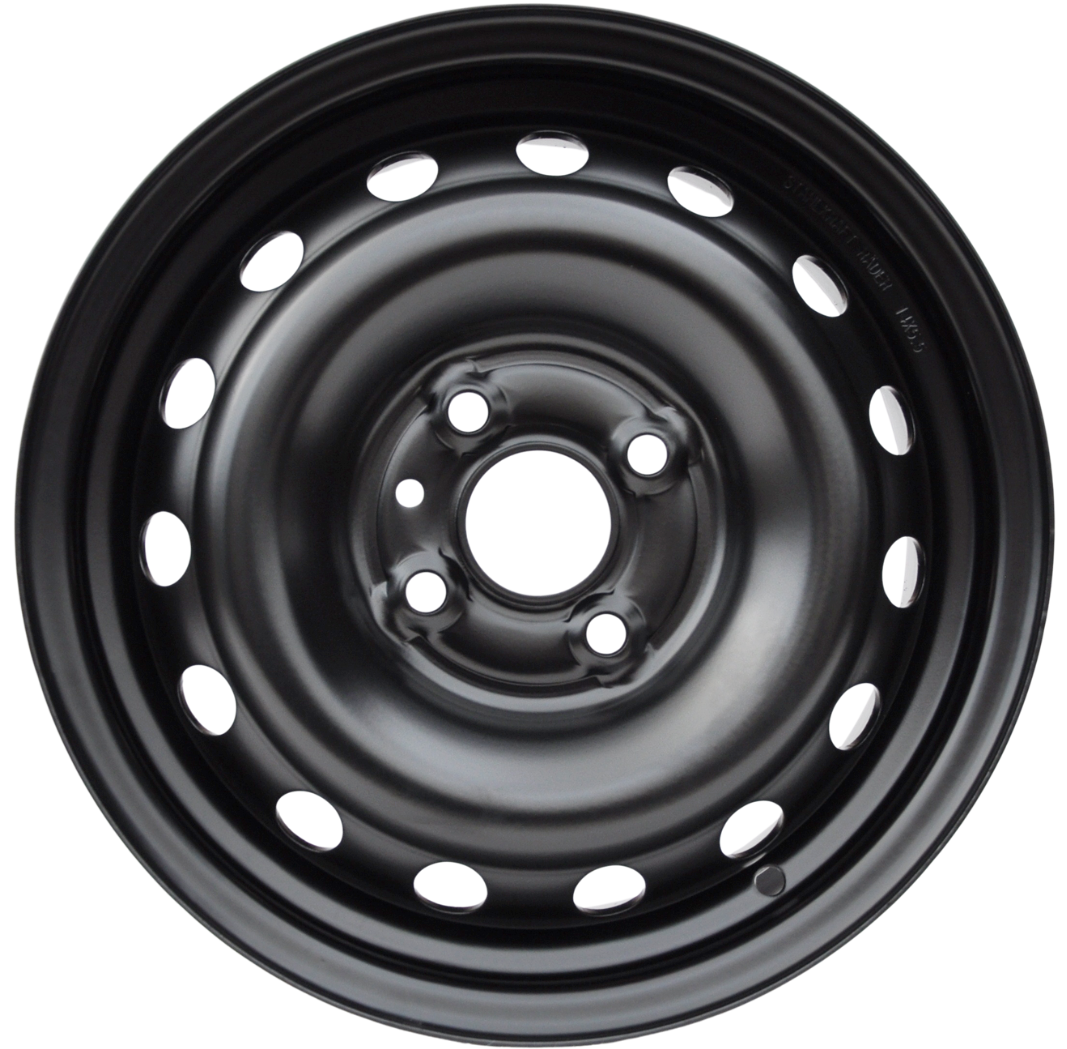 Stahlkraft Rader A14 Stålfælge 14" 4x100 ET45 – Sort (sæt á 4)