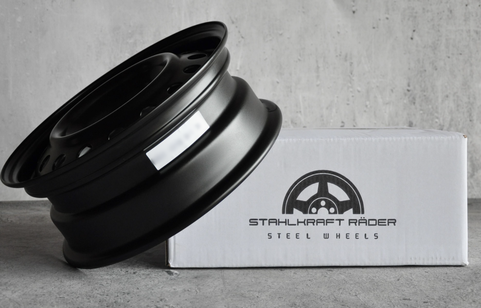 Stahlkraft Rader A14 Stålfælge 14" 4x100 ET45 – Sort (sæt á 4)