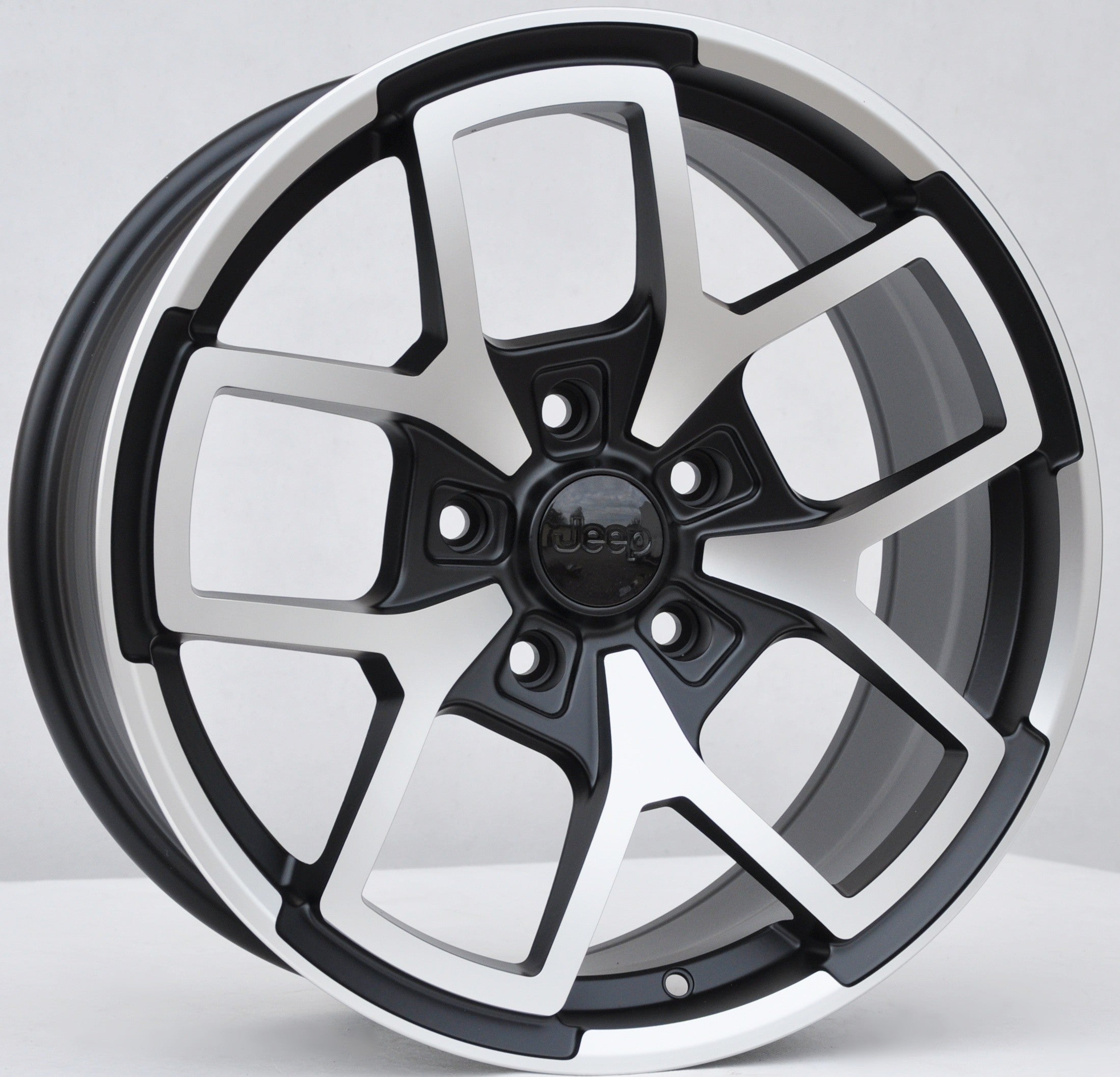 PDW 373 Alufælge 18" 5x127 ET35 – Poleret/sort półmat (sæt á 4)