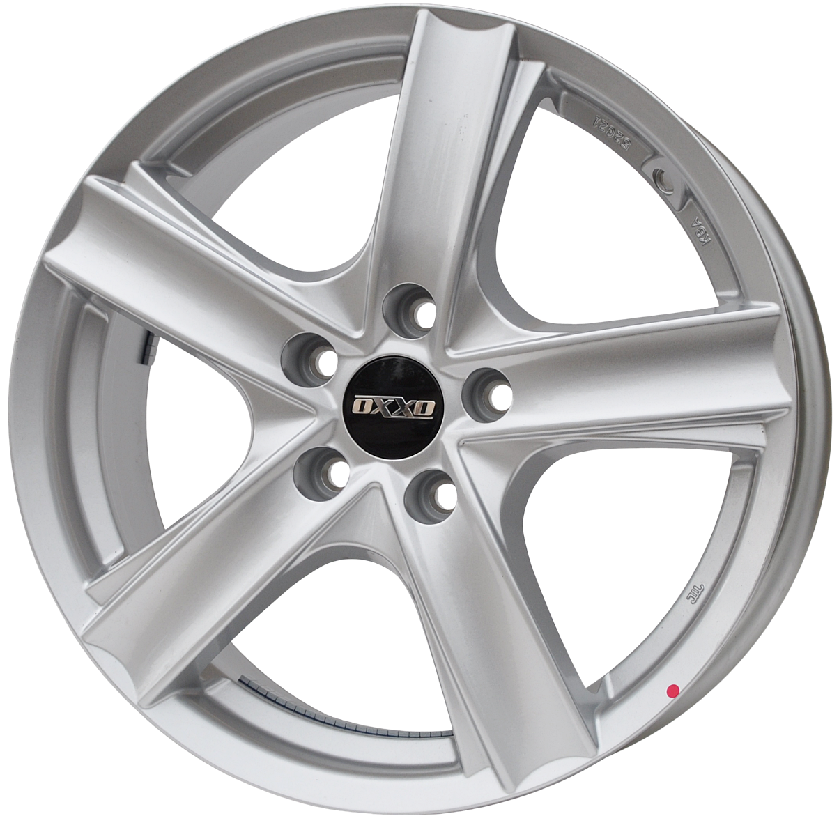 OXXO ms48g/kba52621 Alufælge 17" 5x114.3 ET48 – Sølv (sæt á 4)