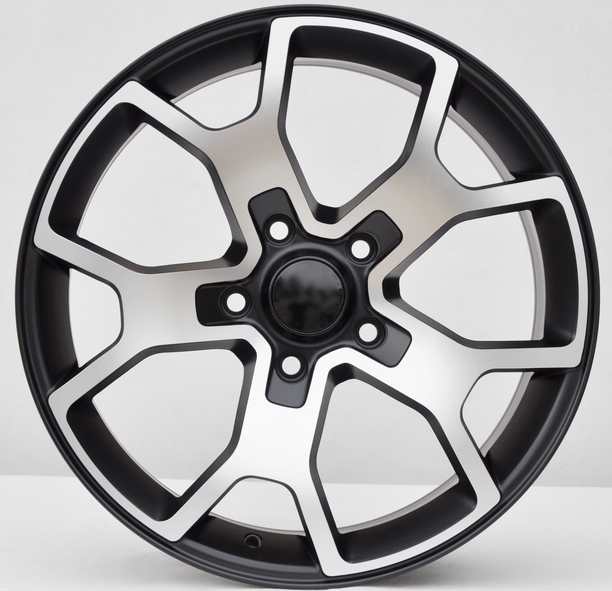 PDW FBX372 Alufælge 18" 5x127 ET35 – Poleret/sort półmat (sæt á 4)