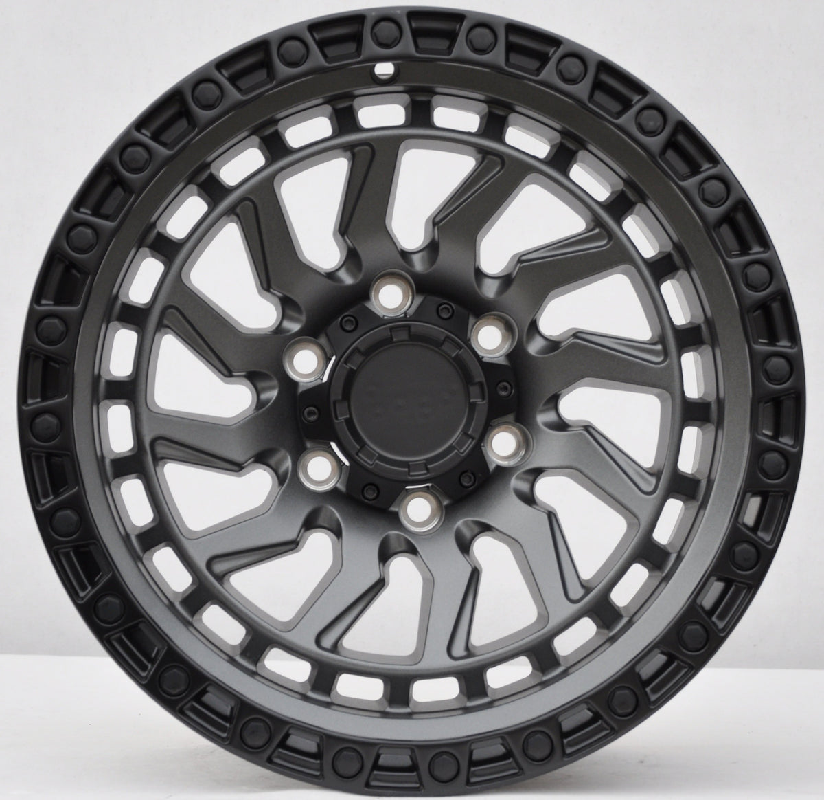 PDW 973 Alufælge 17" 9J 6x139.7 ET0 – Gun metal mat (sæt á 4)