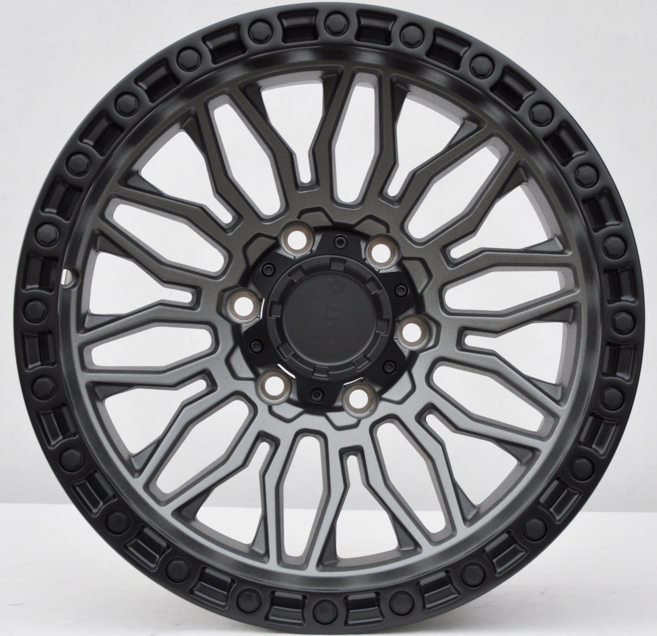 PDW 975 Alufælge 17" 6x139.7 ET0 – Gun metal mat (sæt á 4)