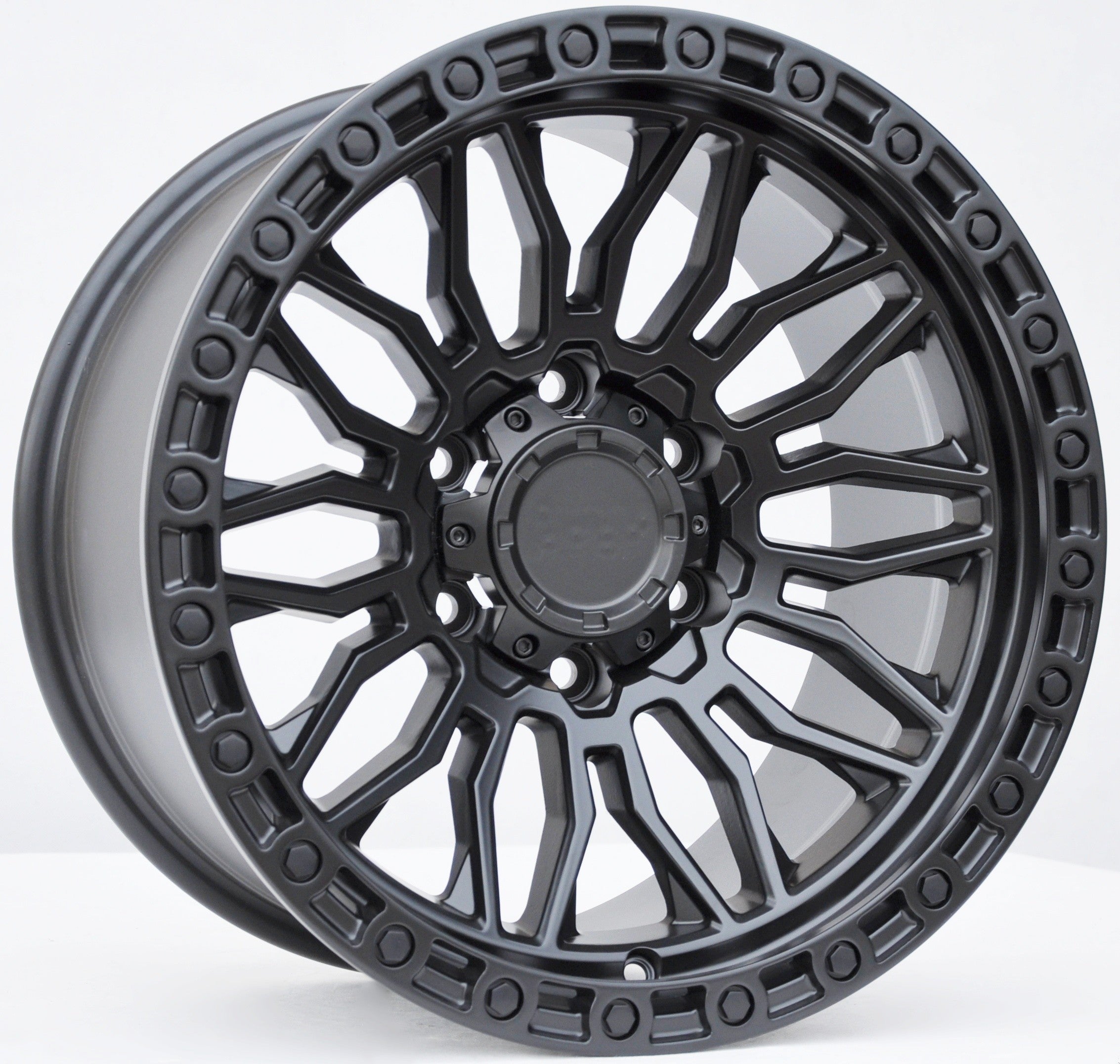 PDW 975 Alufælge 17" 6x139.7 ET0 – Sort mat (sæt á 4)