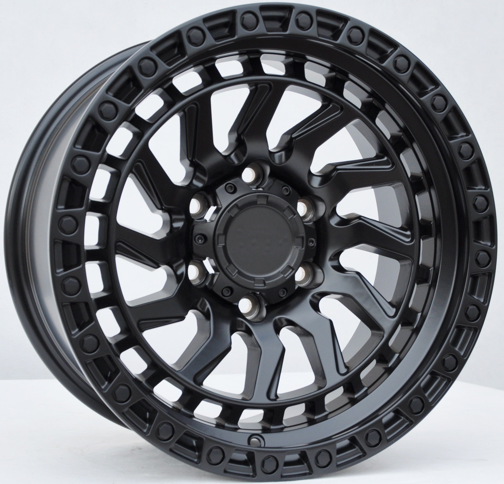 PDW 973 Alufælge 17" 6x139.7 ET0 – Sort mat (sæt á 4)