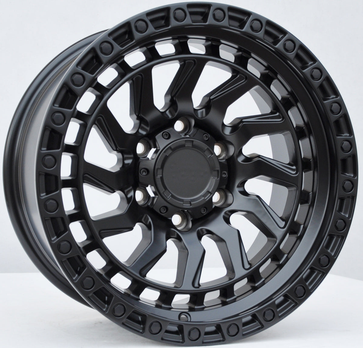 PDW 973 Alufælge 17" 9J 6x139.7 ET0 – Sort mat (sæt á 4)