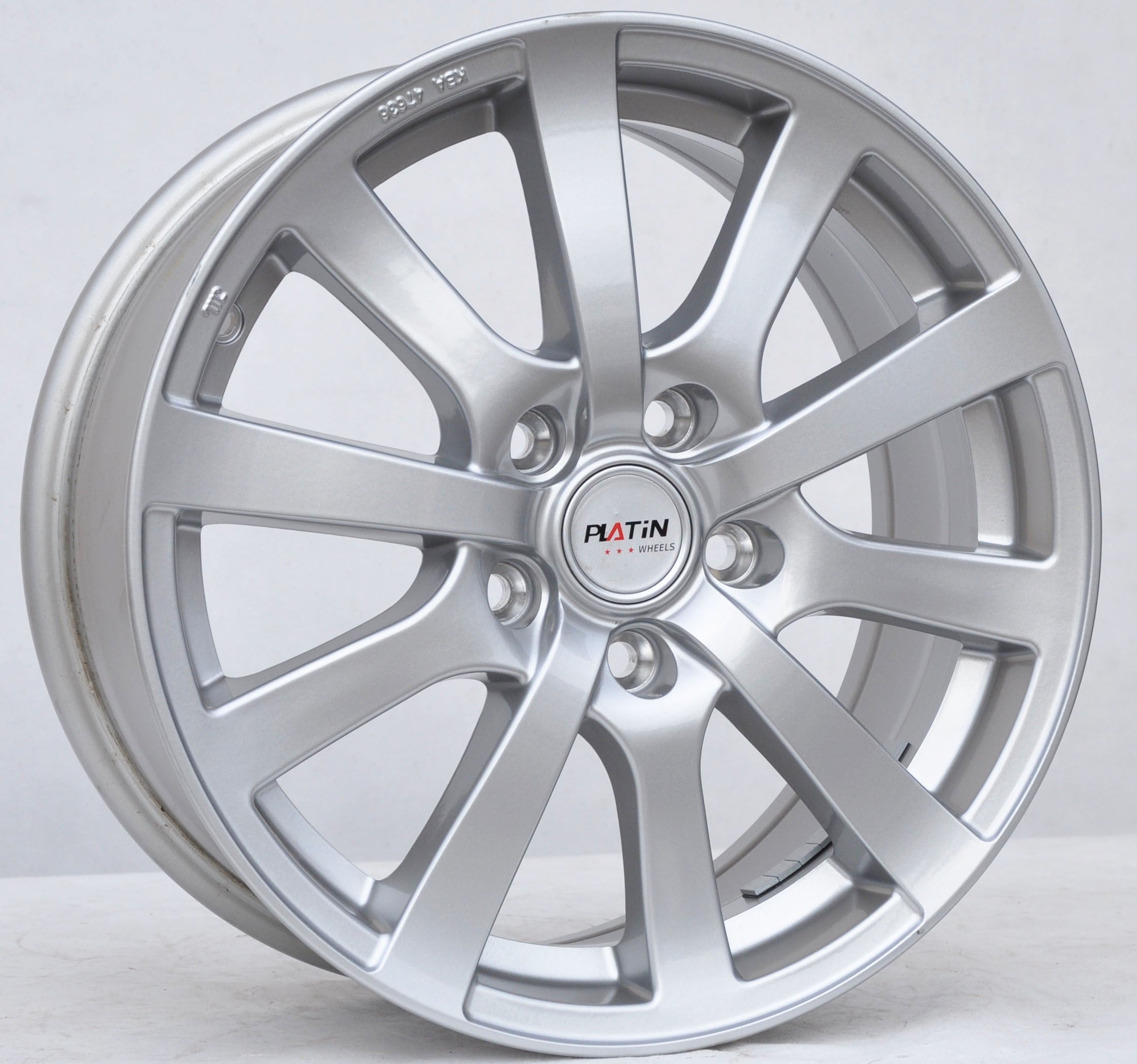 Platin k194/kba47637 Alufælge 17" 5x112 ET46 – Sølv (sæt á 4)