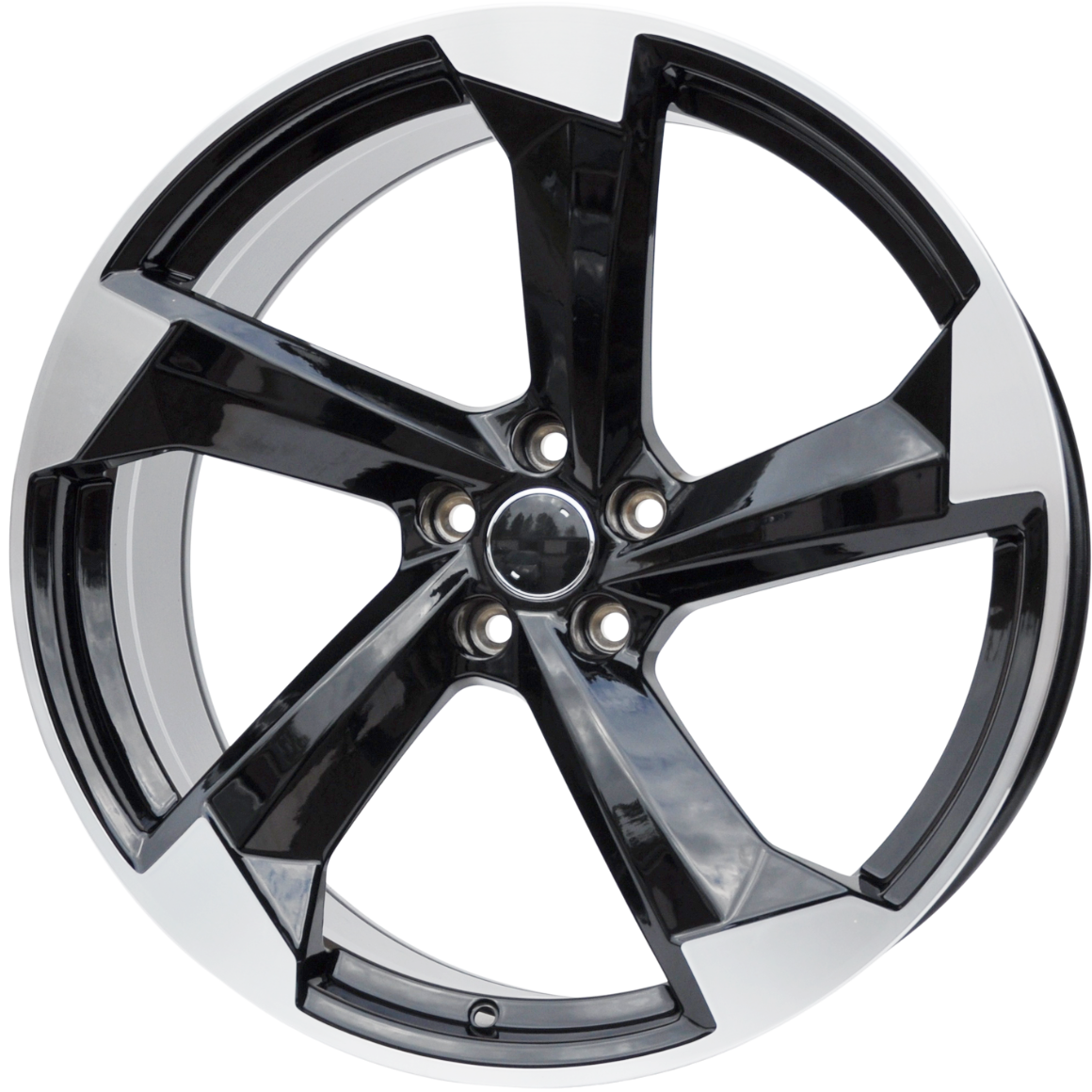 PDW 3388 Alufælge 21" 5x112 ET25 – Poleret/sort (sæt á 4)