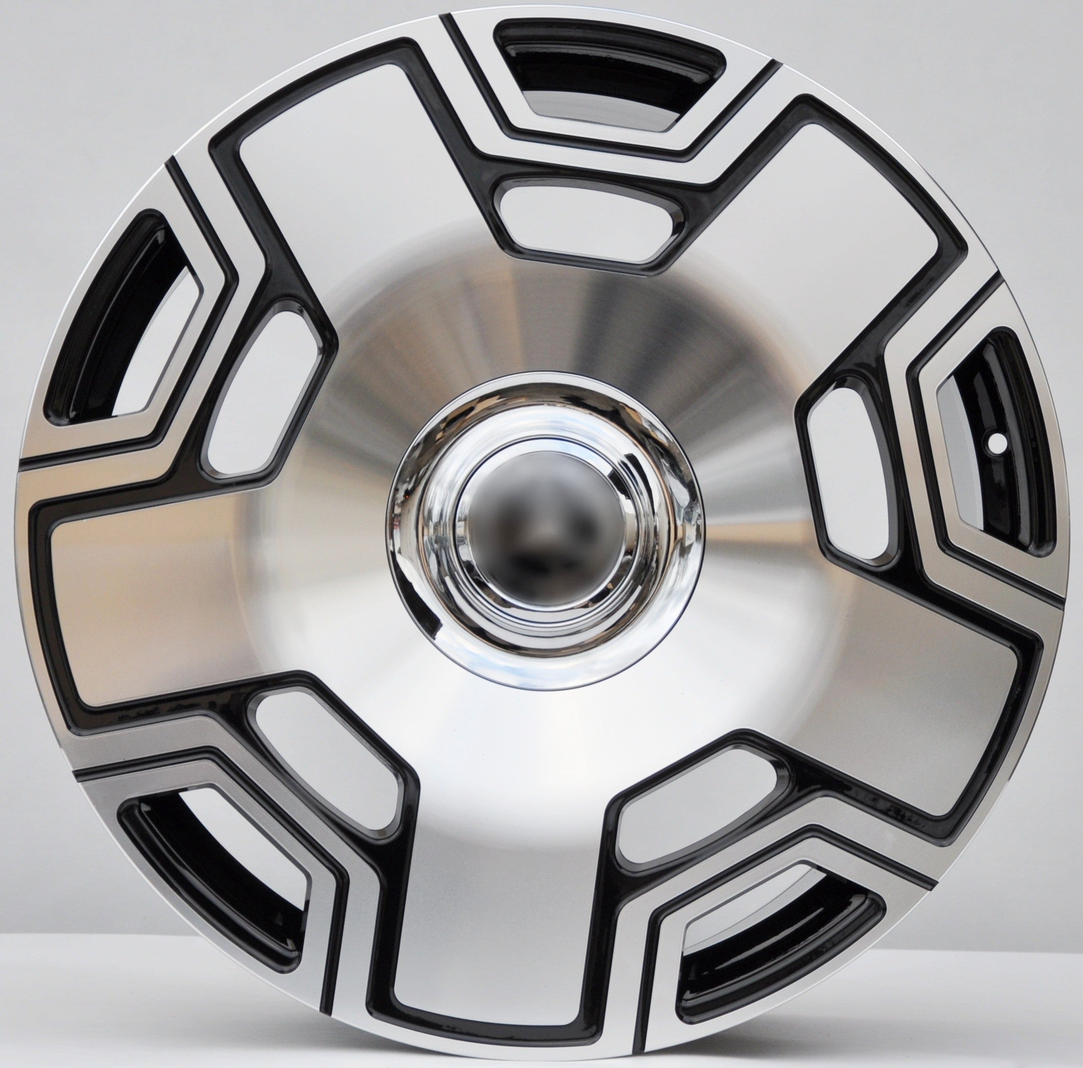 PDW 3053 Alufælge 22" 5x130 ET35 – Poleret/sort (sæt á 4)