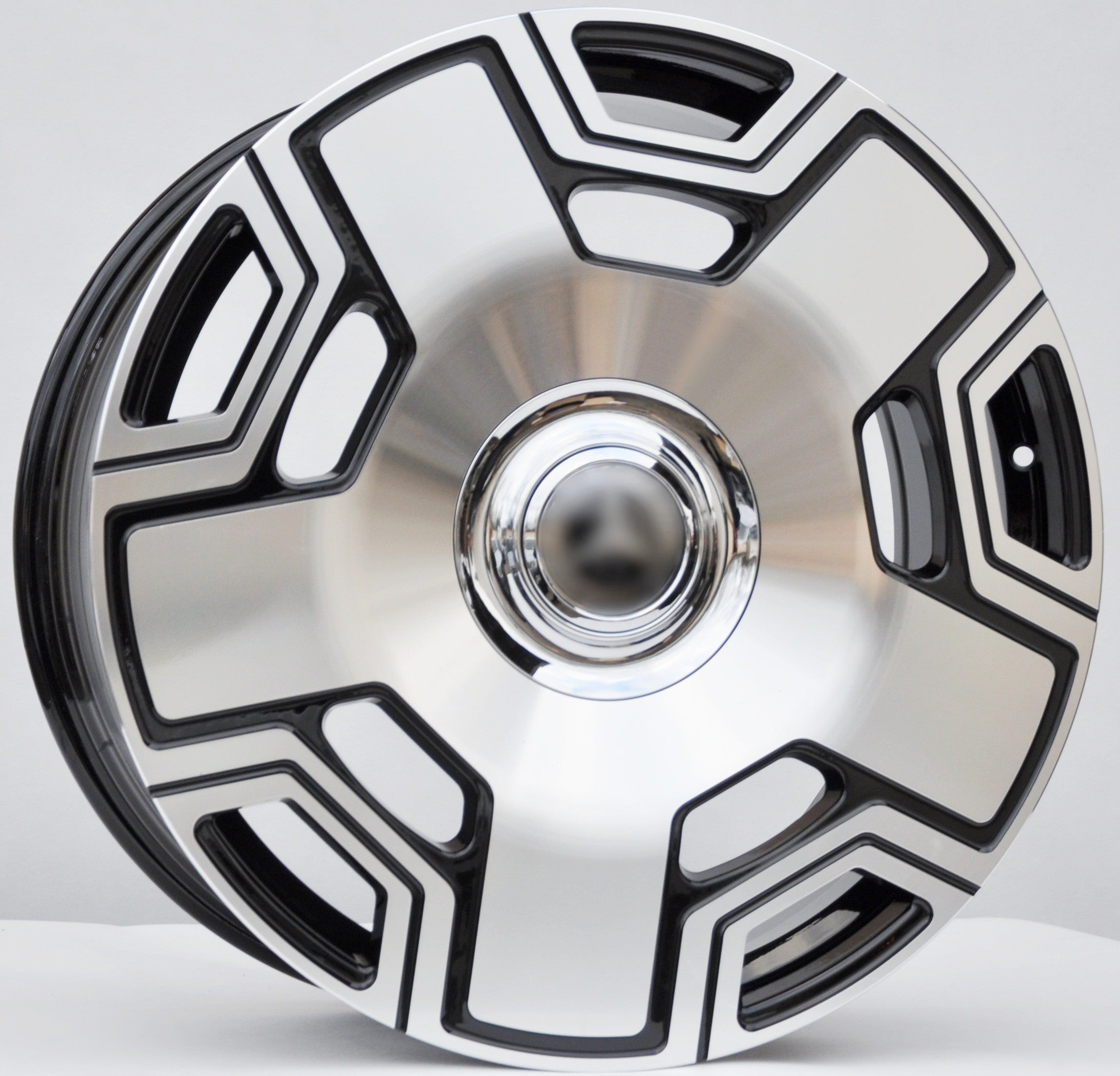 PDW 3053 Alufælge 22" 5x130 ET35 – Poleret/sort (sæt á 4)