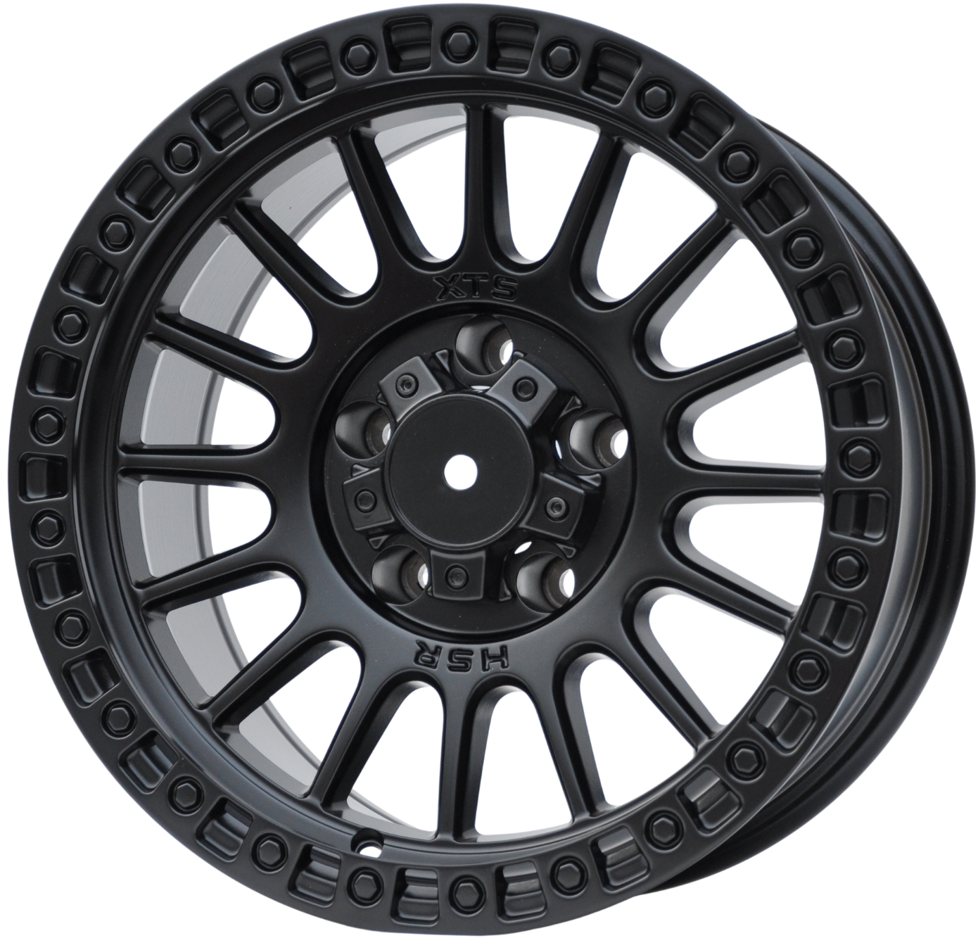 PDW 0370 Alufælge 16" 5x127 ET-15 – Sort półmat (sæt á 4)