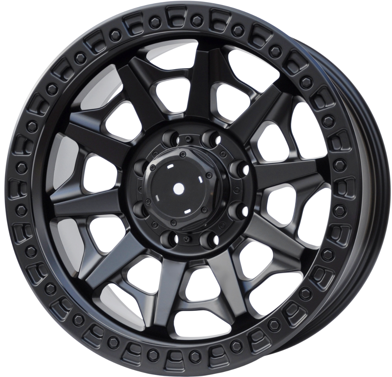 PDW 1721 Alufælge 20" 8x165.1 ET1 – Sort (sæt á 4)