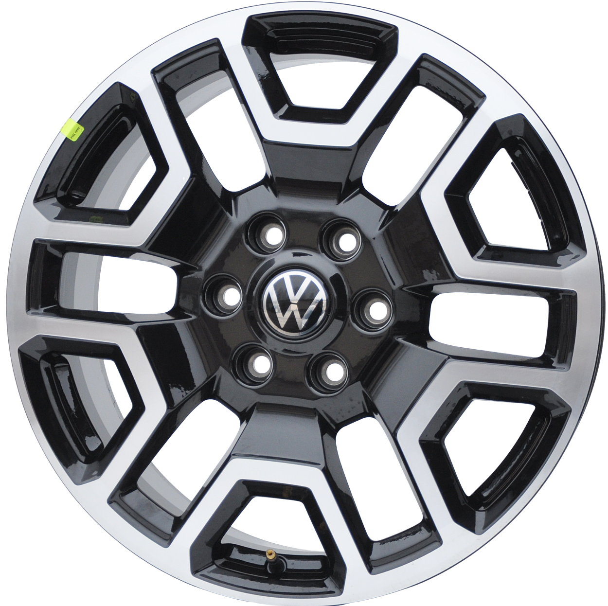 Volkswagen (oryginalne OEM) n1xc-1007-c1b Alufælge 20" 6x139.7 ET55 – Poleret/sort (sæt á 4)