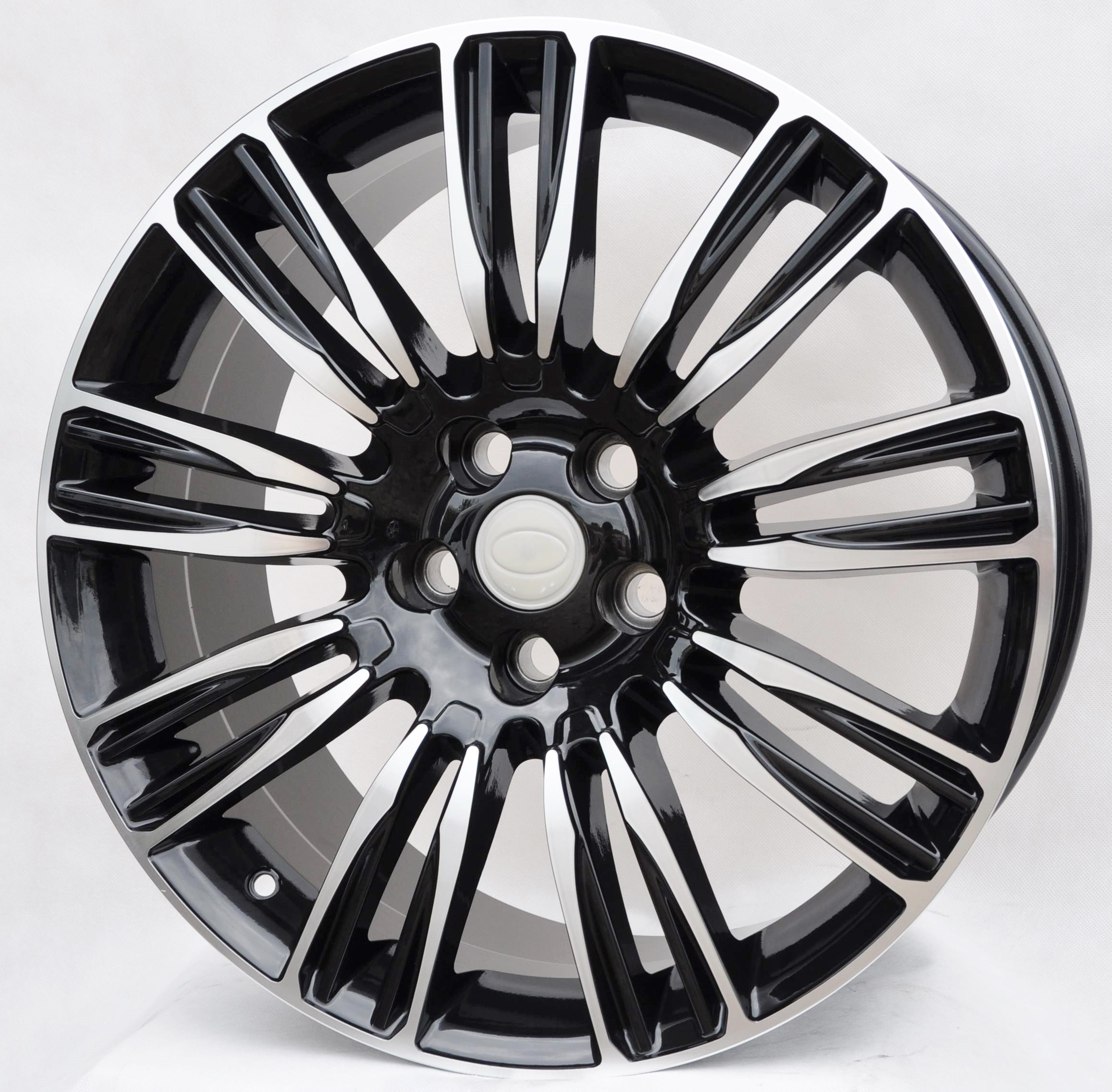 PDW 136 Alufælge 22" 5x120 ET42 – Poleret/sort (sæt á 4)